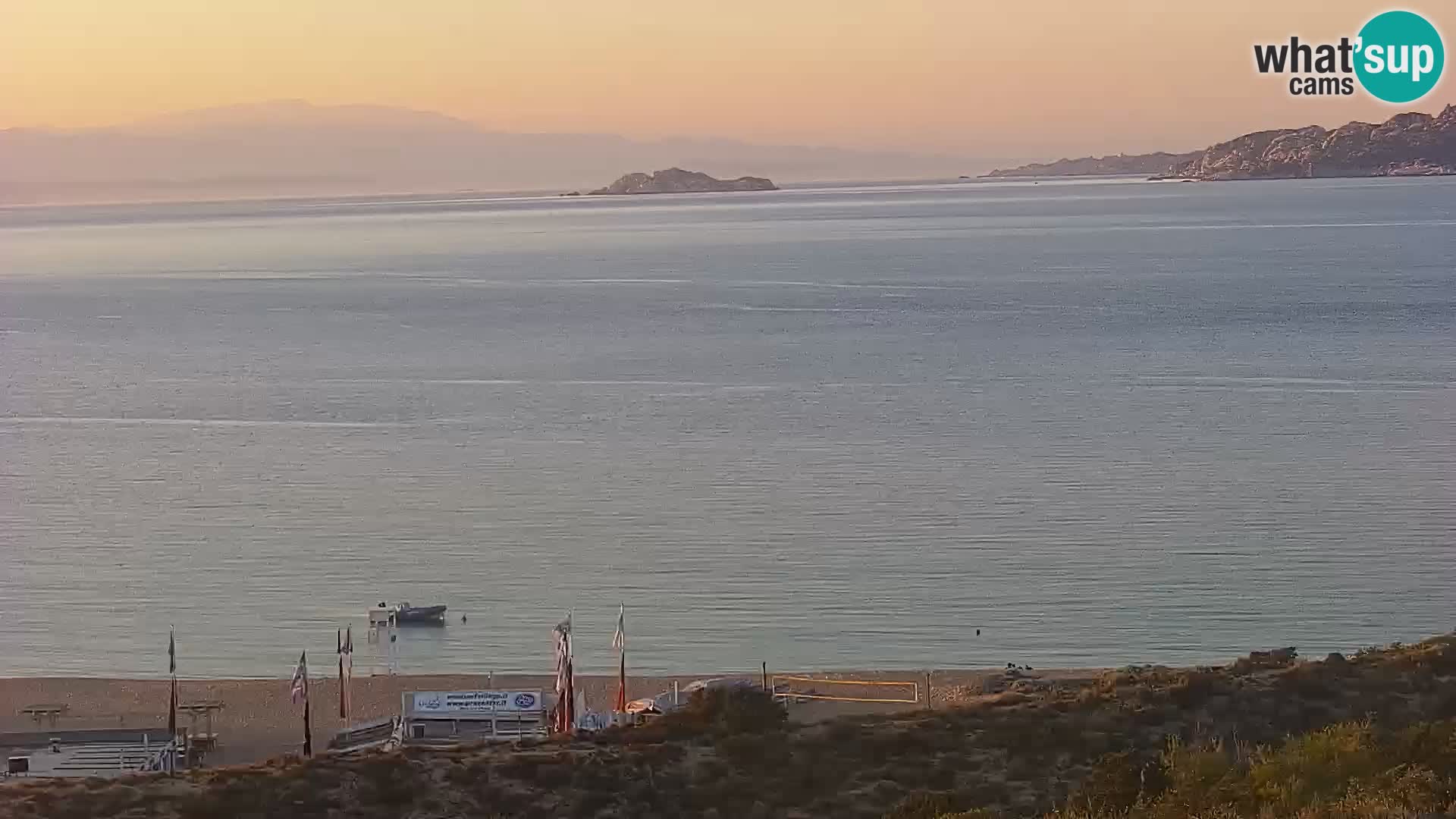 Livecam Porto Pollo plage Sardaigne webcam