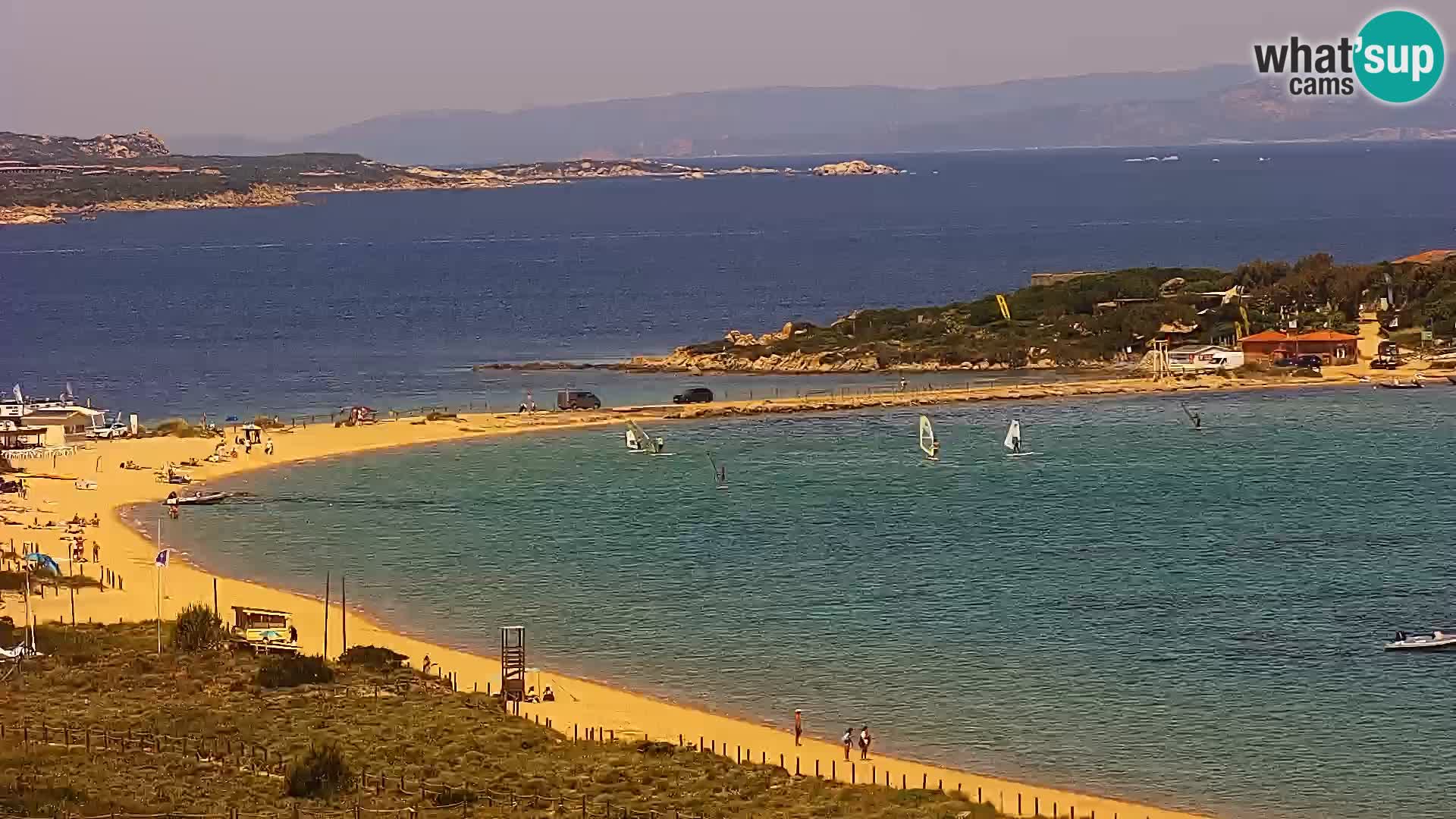 Webcam Strand Porto Pollo Sardinien live kamera
