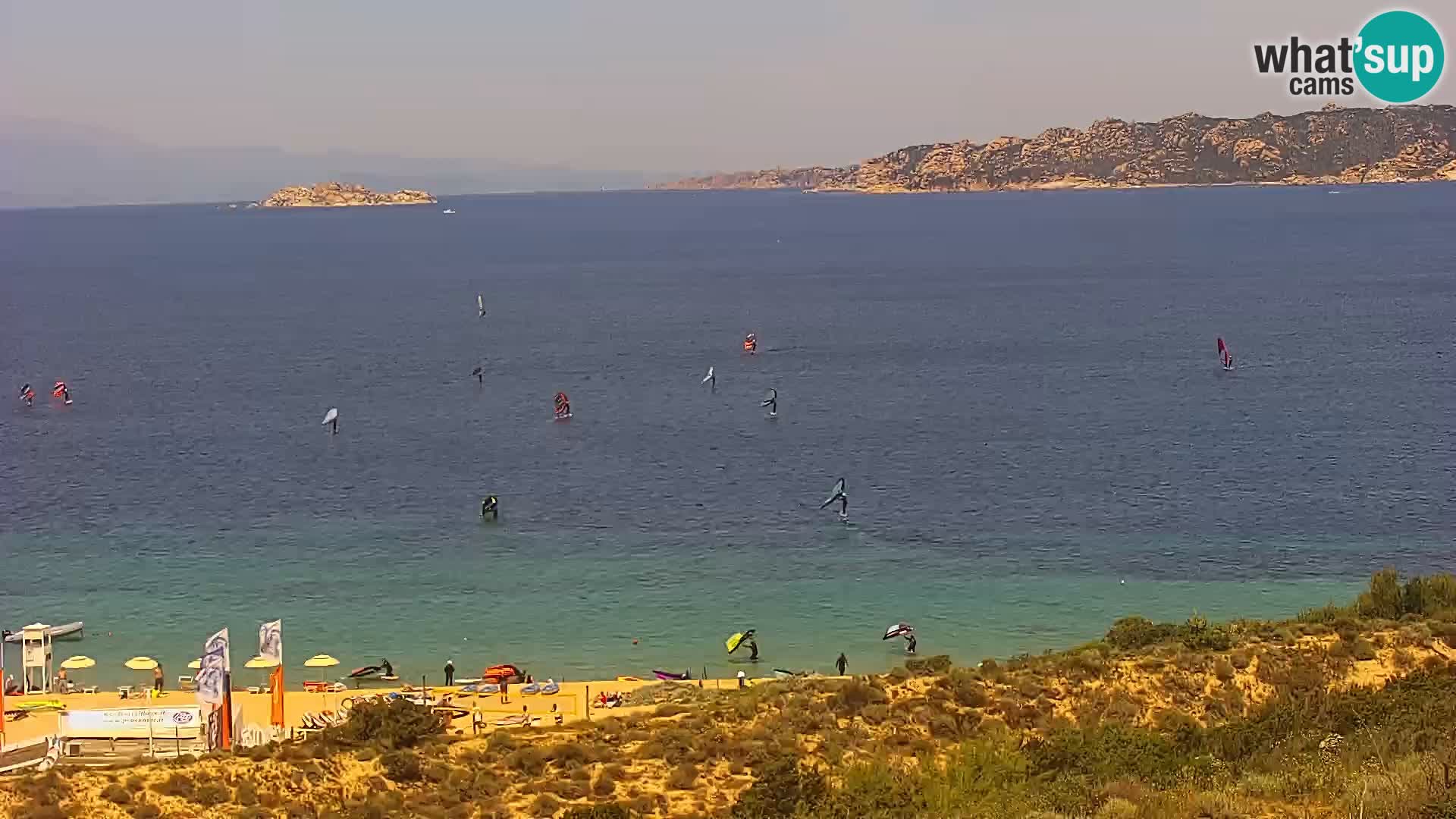 Spletna kamera plaža Porto Pollo Sardinija v živo