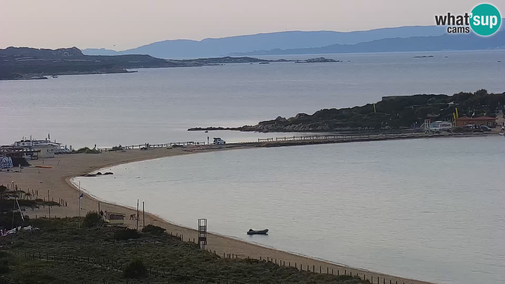 Livecam Porto Pollo plage Sardaigne webcam