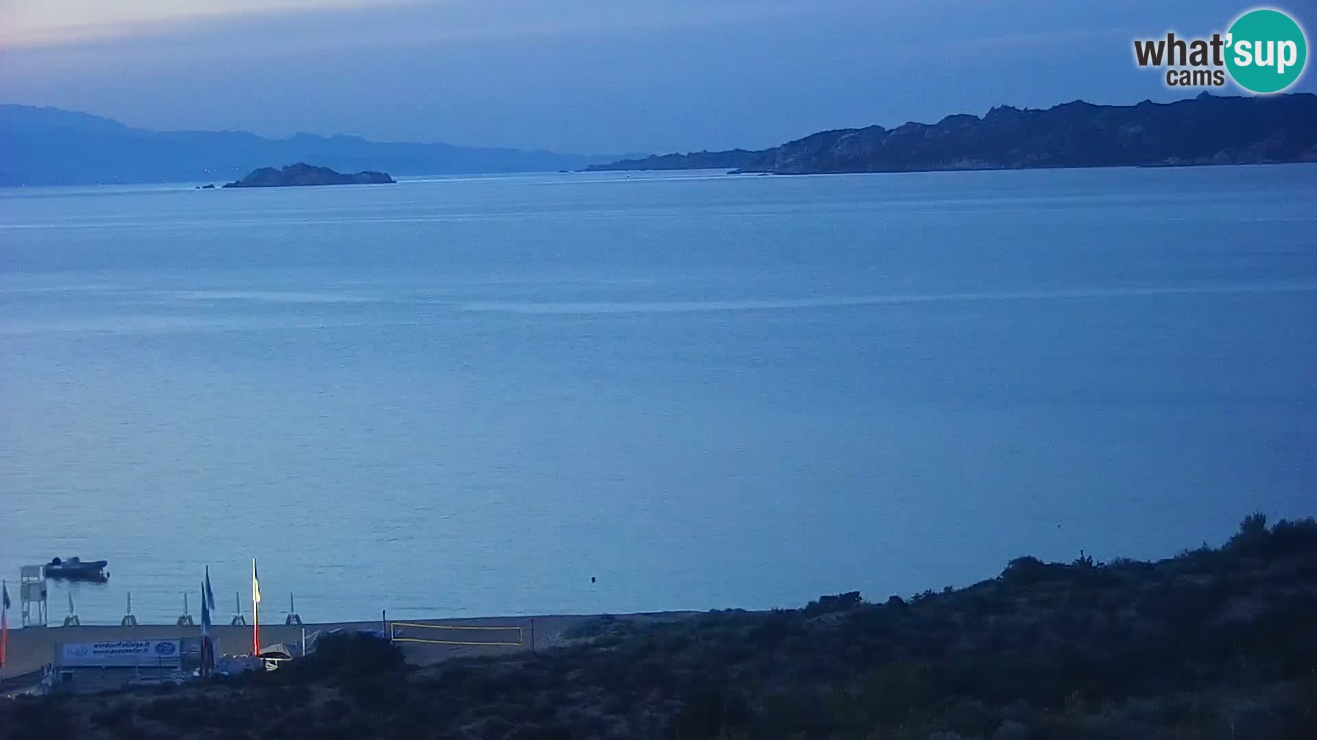 Webcam Strand Porto Pollo Sardinien live kamera