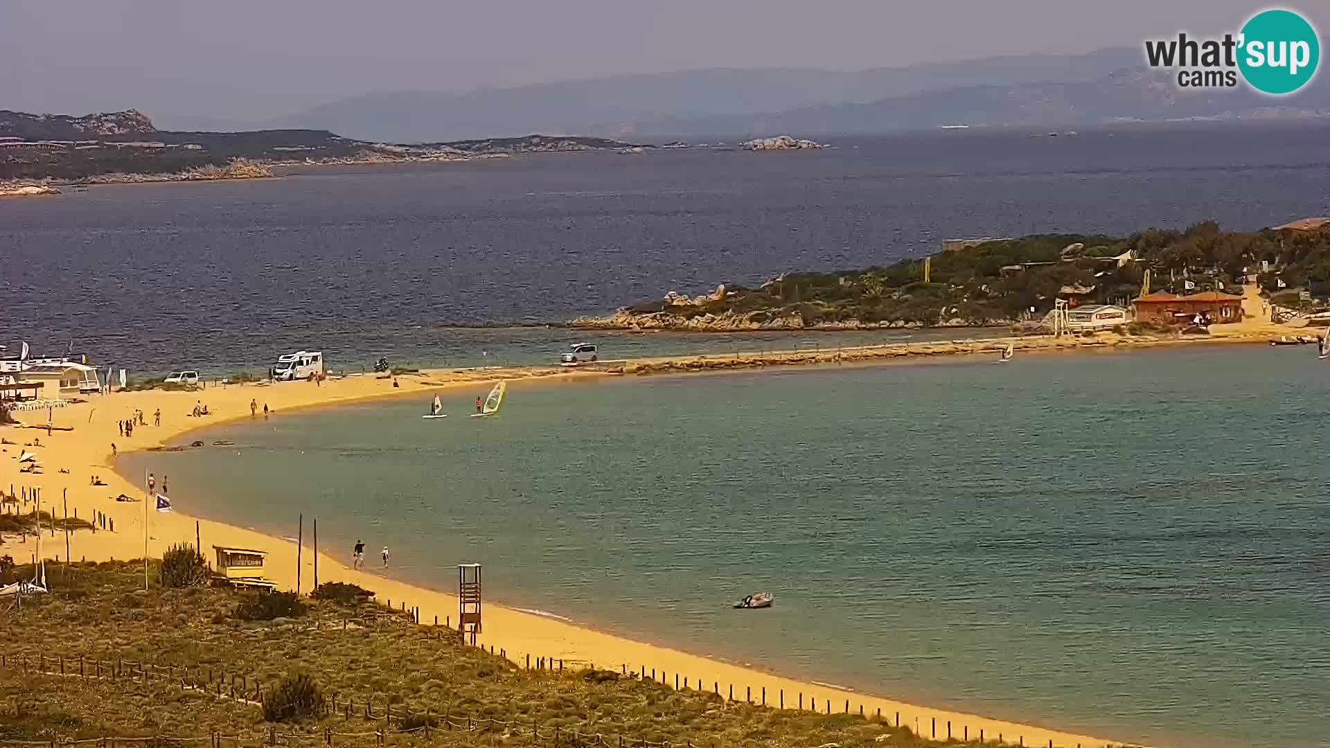 Livecam Porto Pollo plage Sardaigne webcam