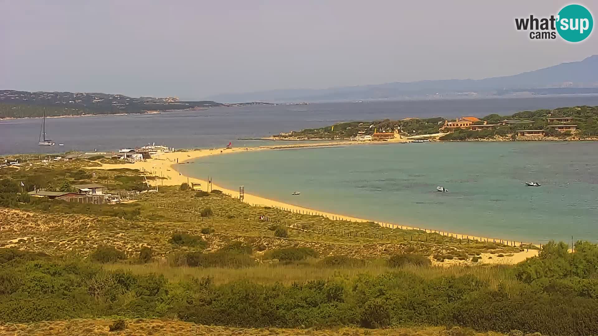 Webcam Strand Porto Pollo Sardinien live kamera