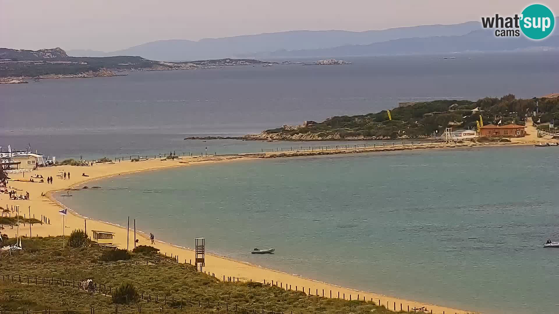Spletna kamera plaža Porto Pollo Sardinija v živo