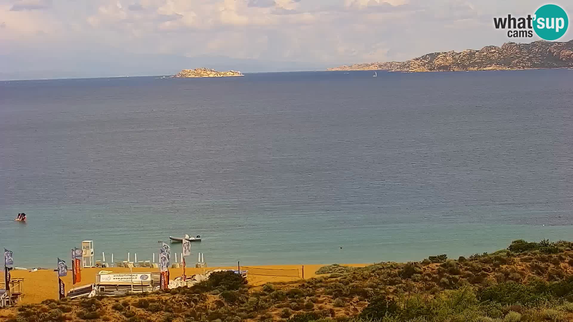 Camera en vivo Porto Pollo playa Cerdeña