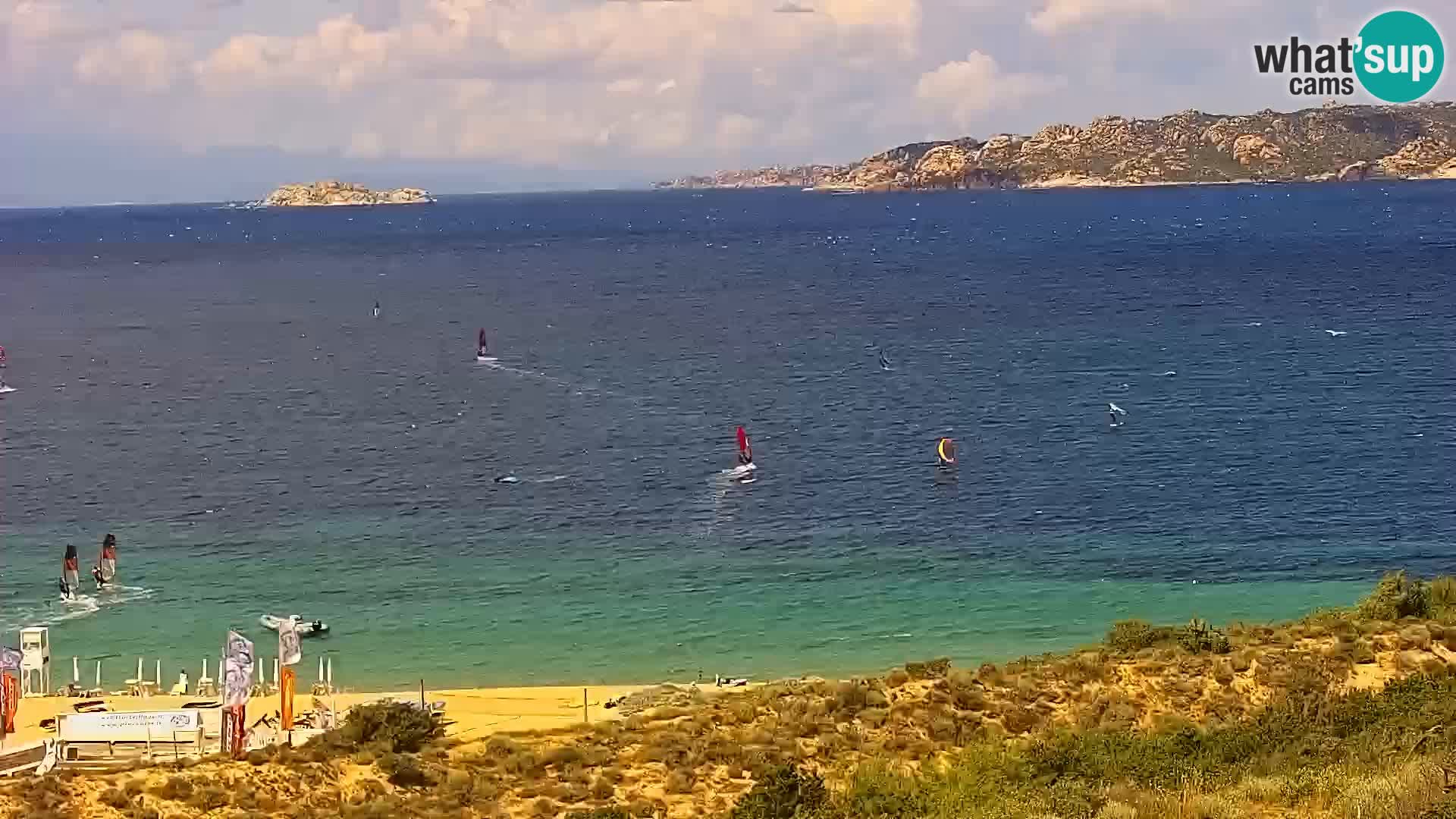 Livecam Porto Pollo plage Sardaigne webcam