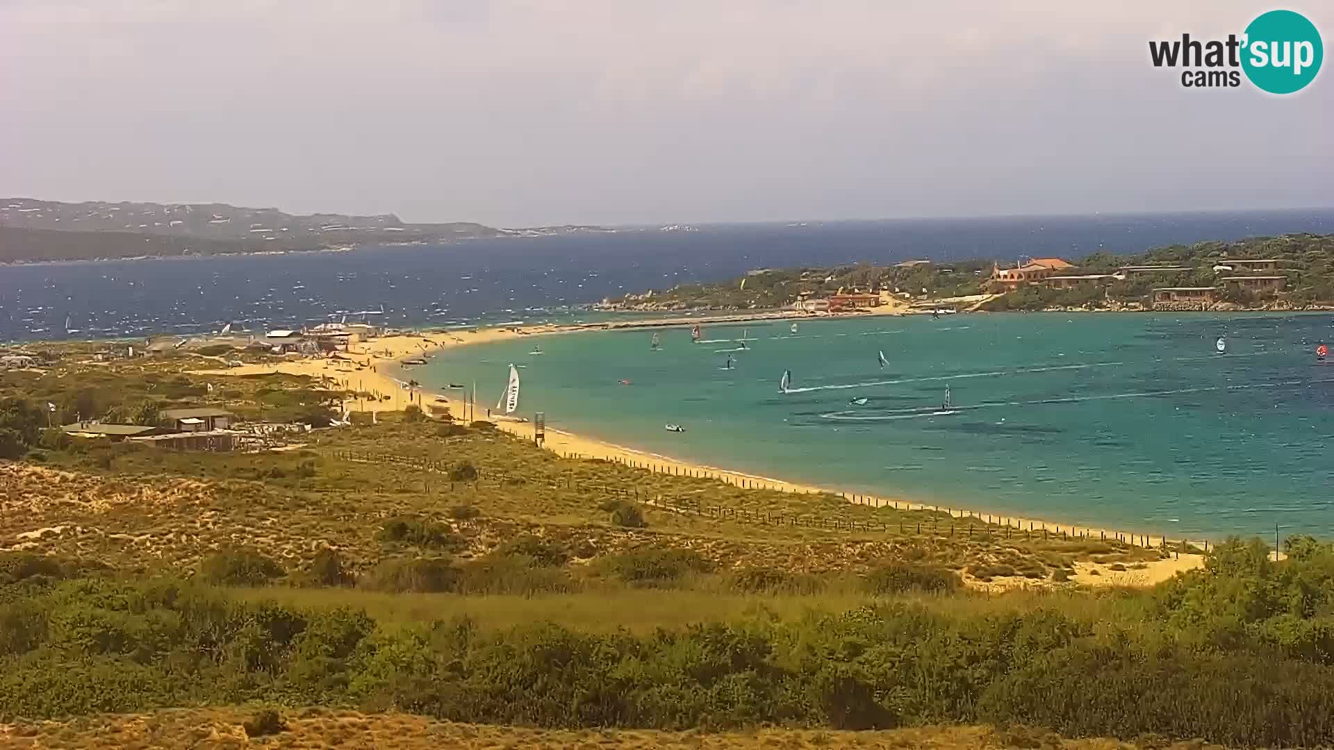 Livecam Porto Pollo plage Sardaigne webcam
