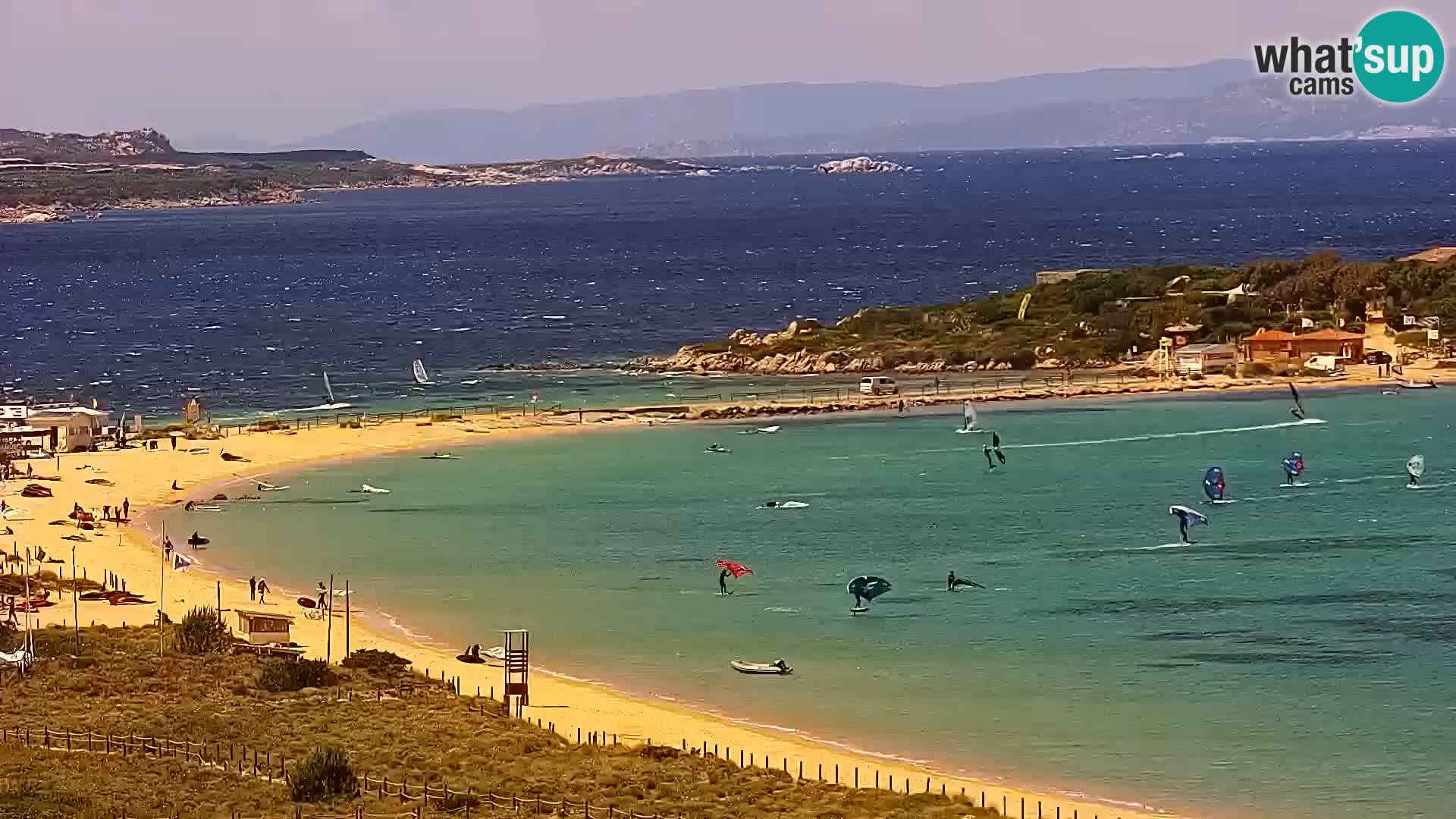 Livecam Porto Pollo plage Sardaigne webcam