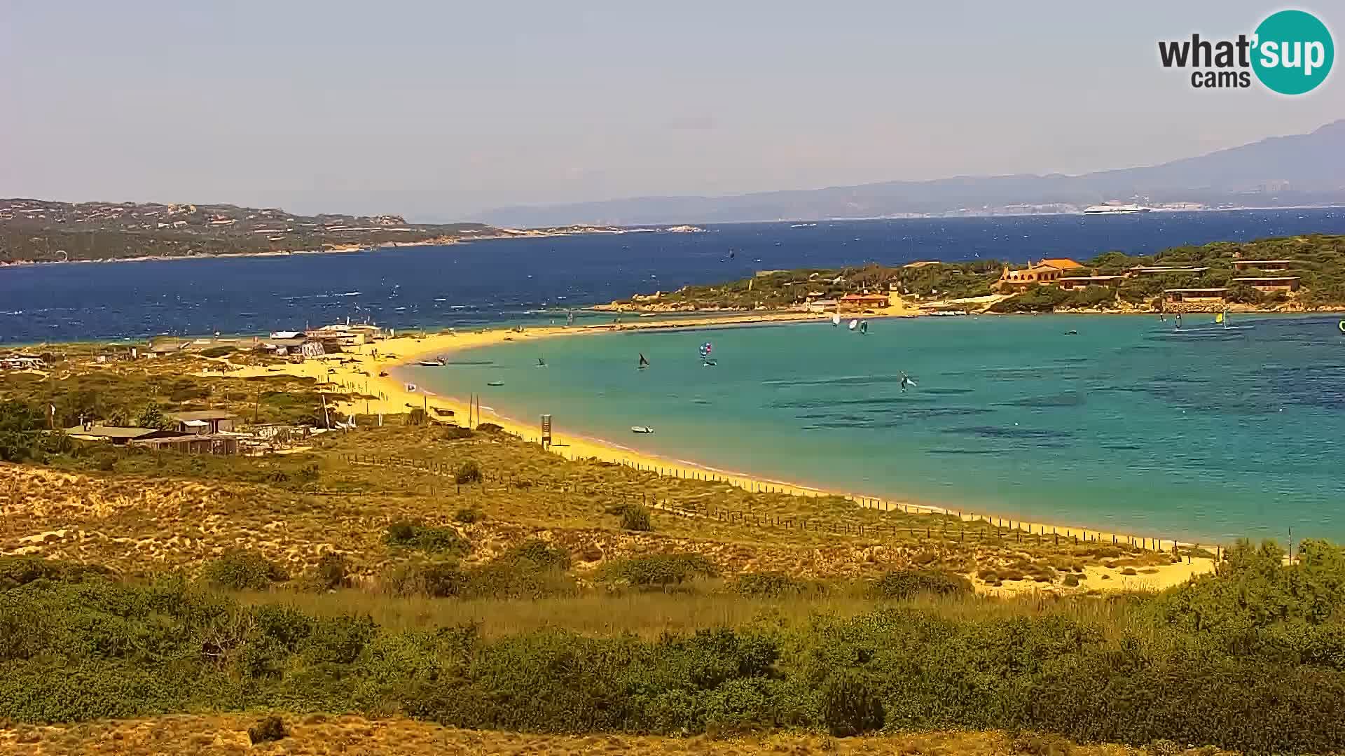 Camera en vivo Porto Pollo playa Cerdeña