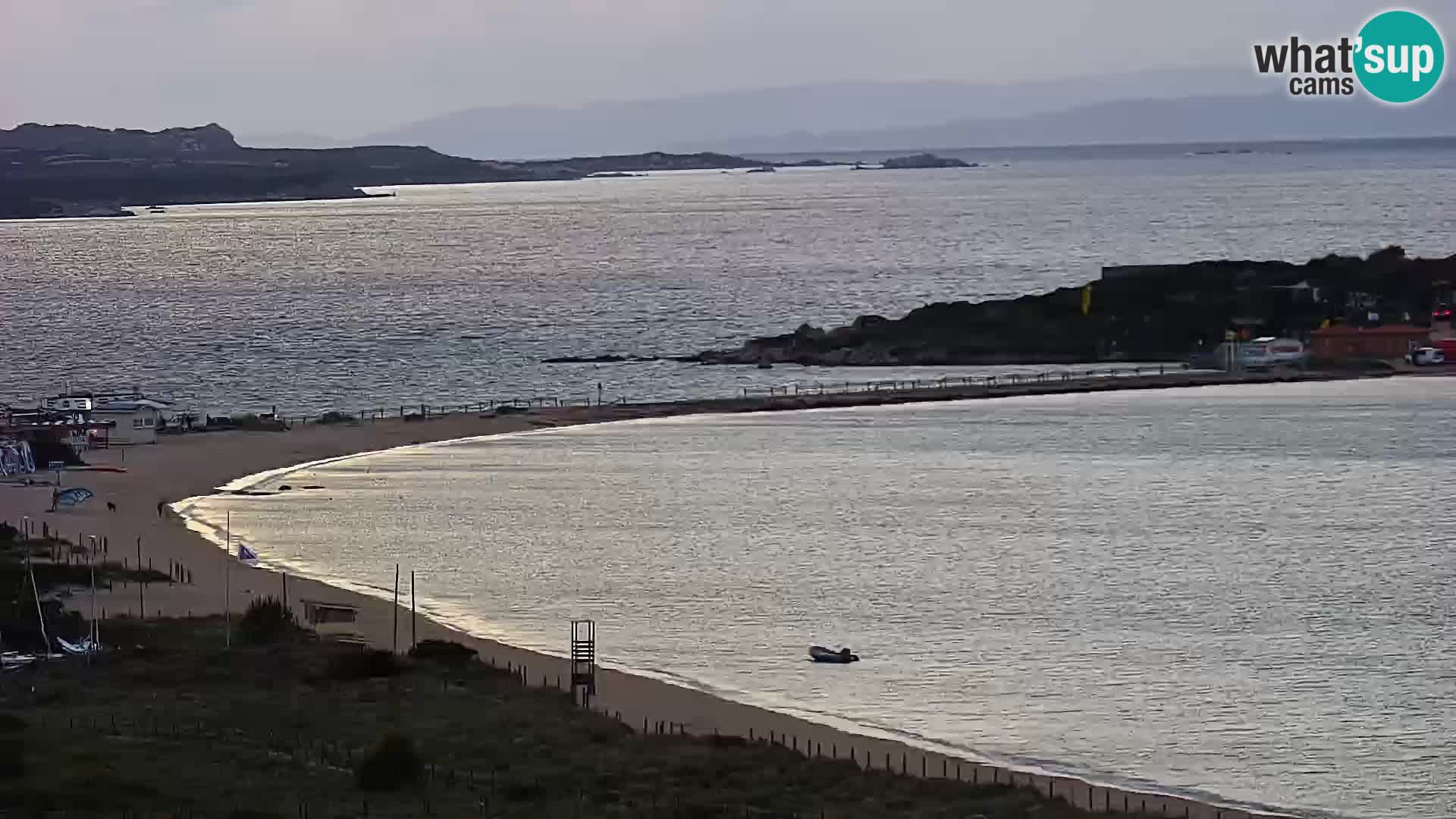Livecam Porto Pollo plage Sardaigne webcam