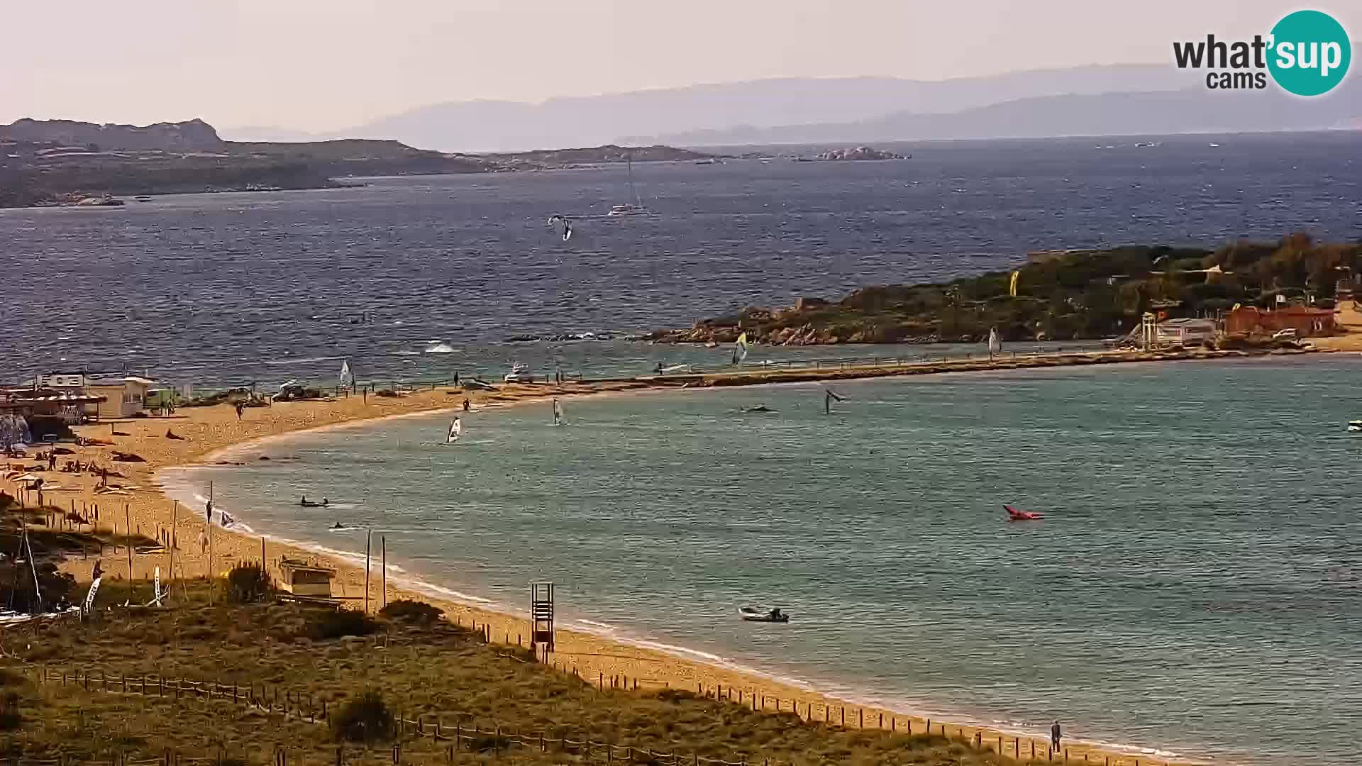 Spletna kamera plaža Porto Pollo Sardinija v živo