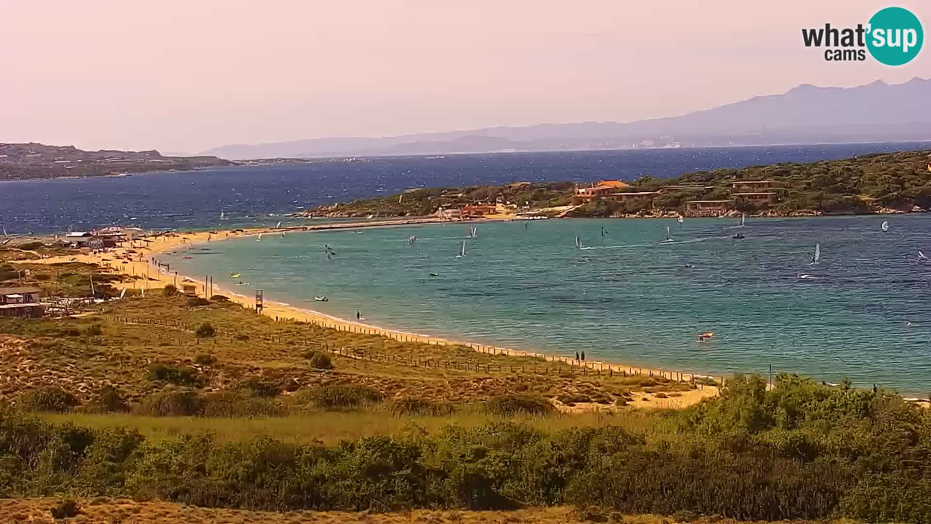 Livecam Porto Pollo plage Sardaigne webcam