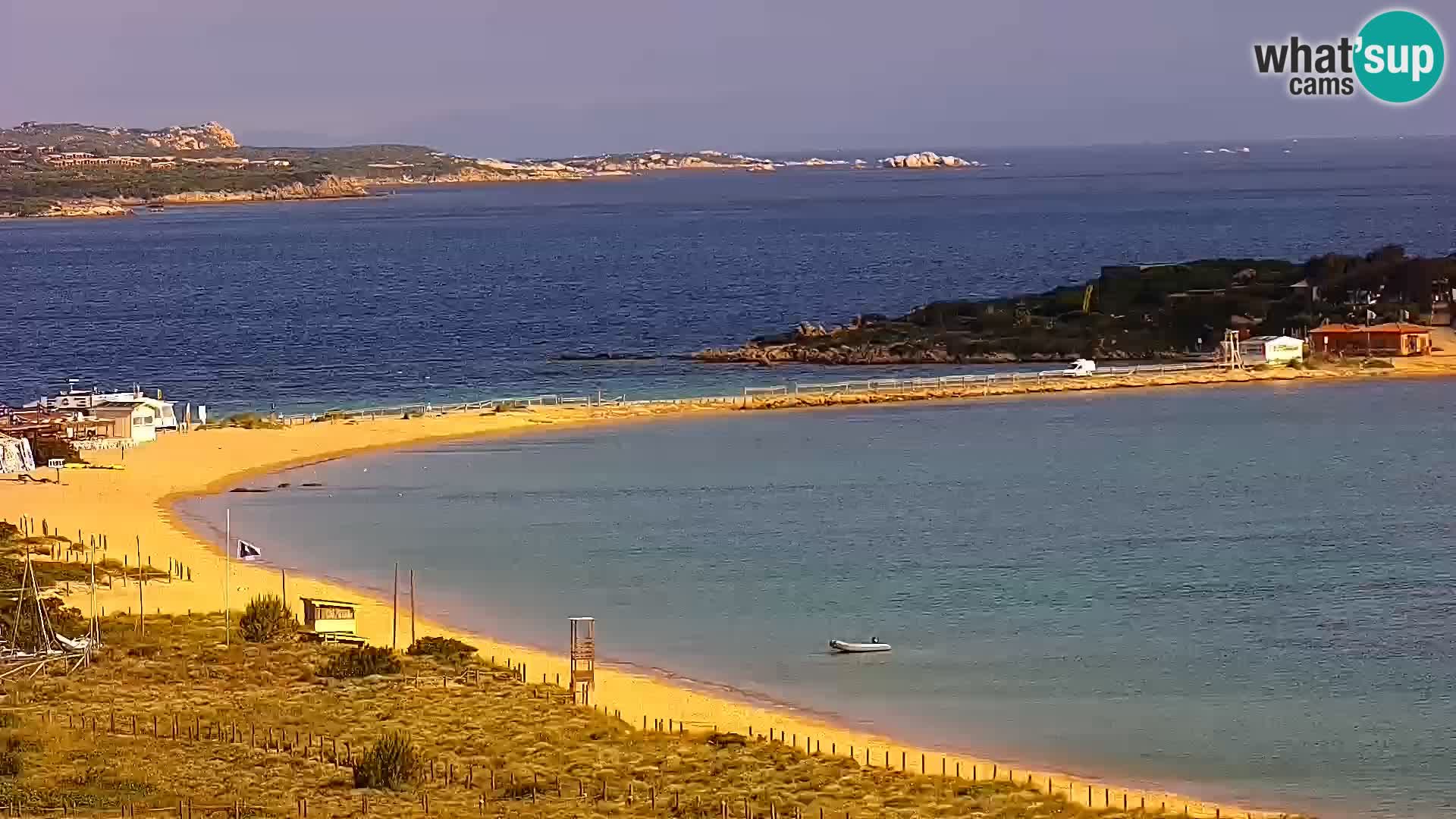 Spletna kamera plaža Porto Pollo Sardinija v živo
