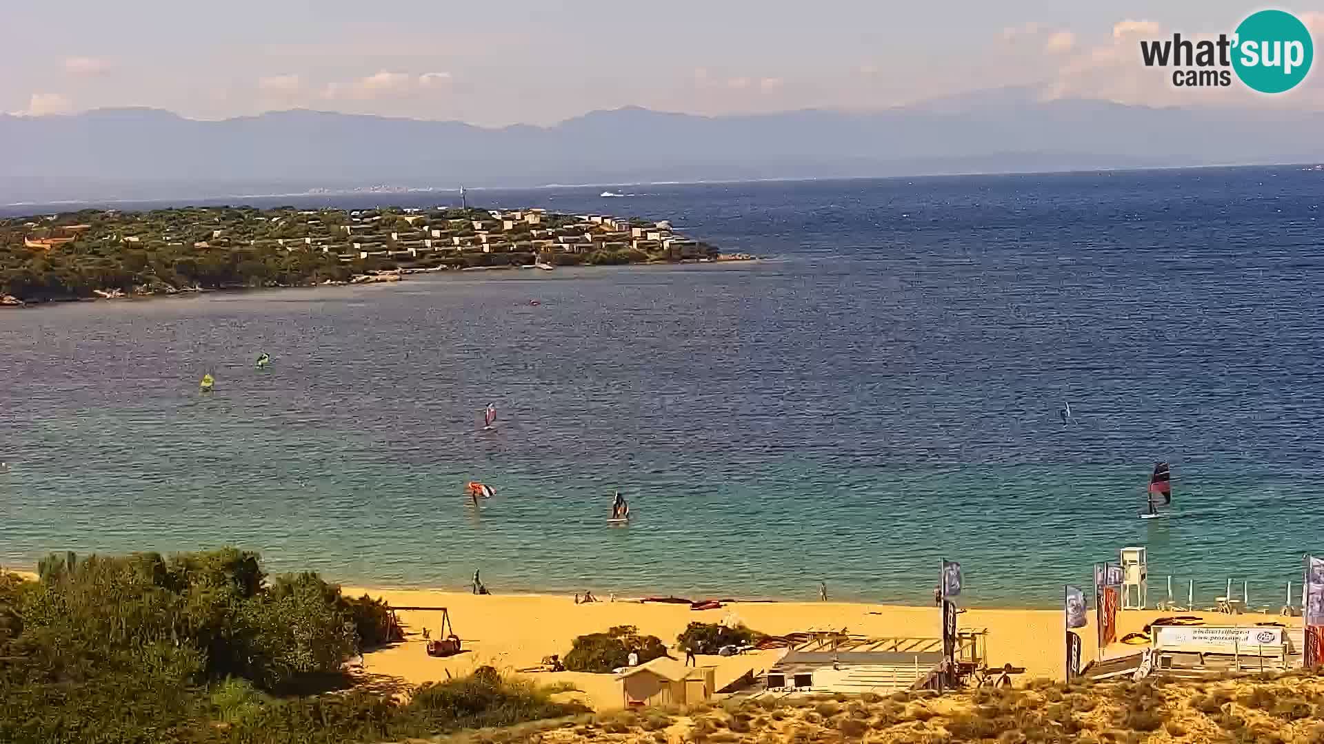 Live webcam Porto Pollo beach Sardinia livecam