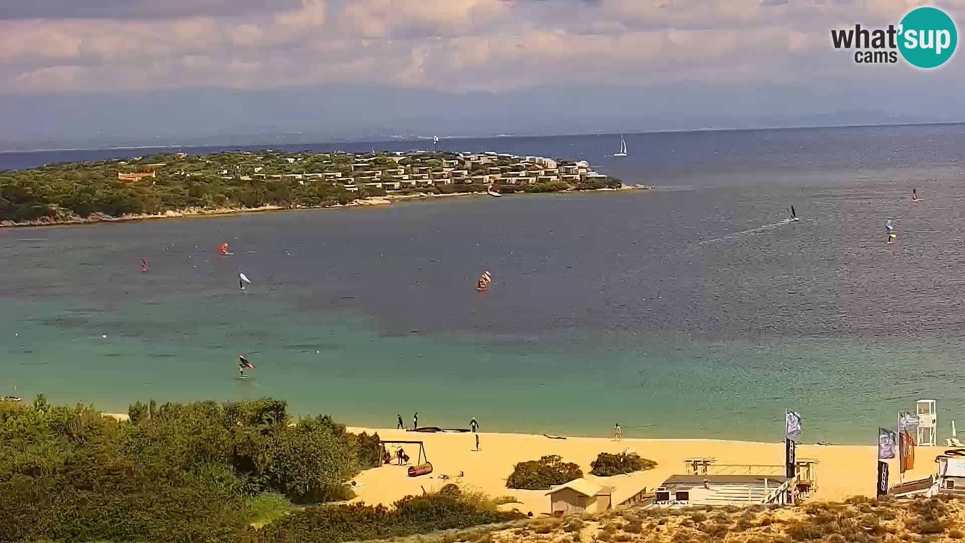 Spletna kamera plaža Porto Pollo Sardinija v živo