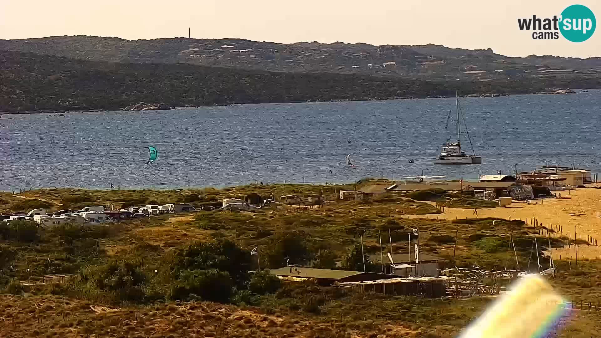 Camera en vivo Porto Pollo playa Cerdeña