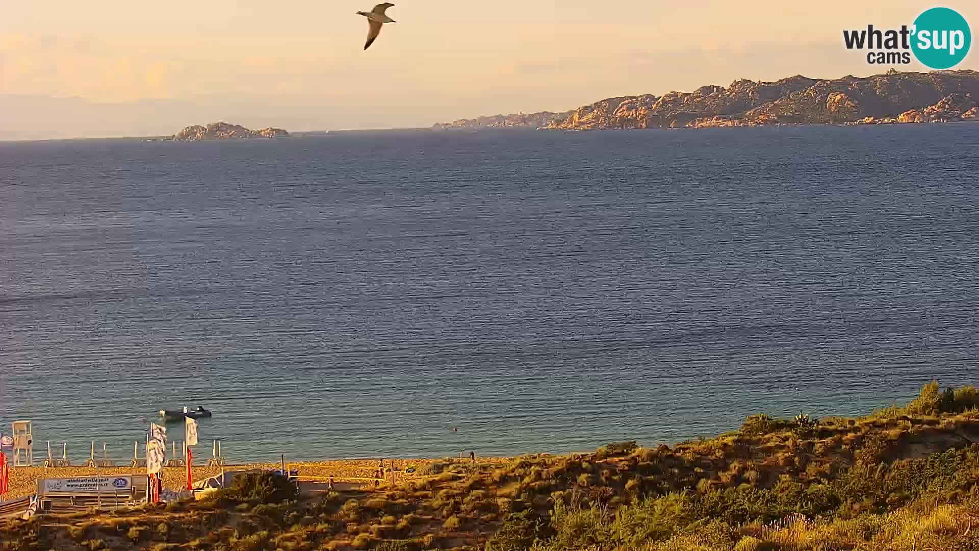Spletna kamera plaža Porto Pollo Sardinija v živo