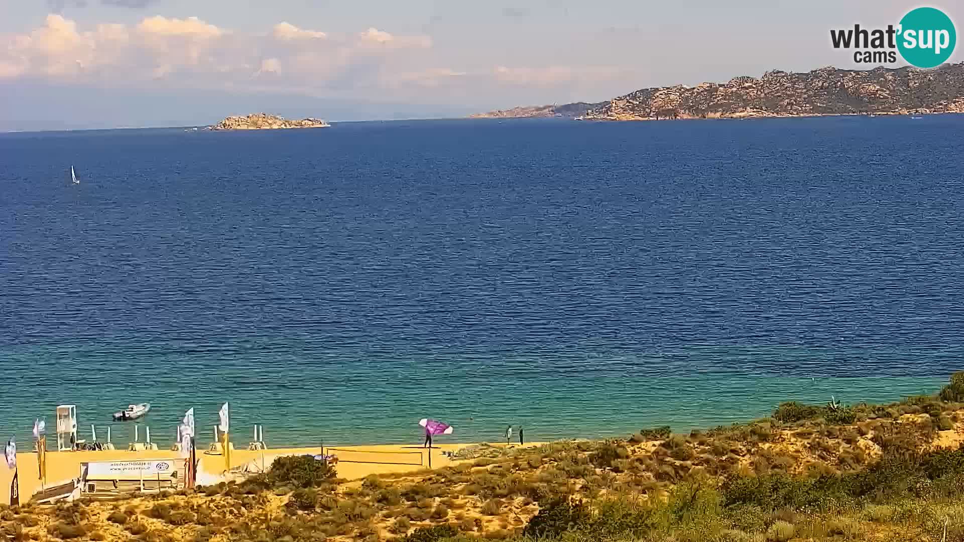 Spletna kamera plaža Porto Pollo Sardinija v živo