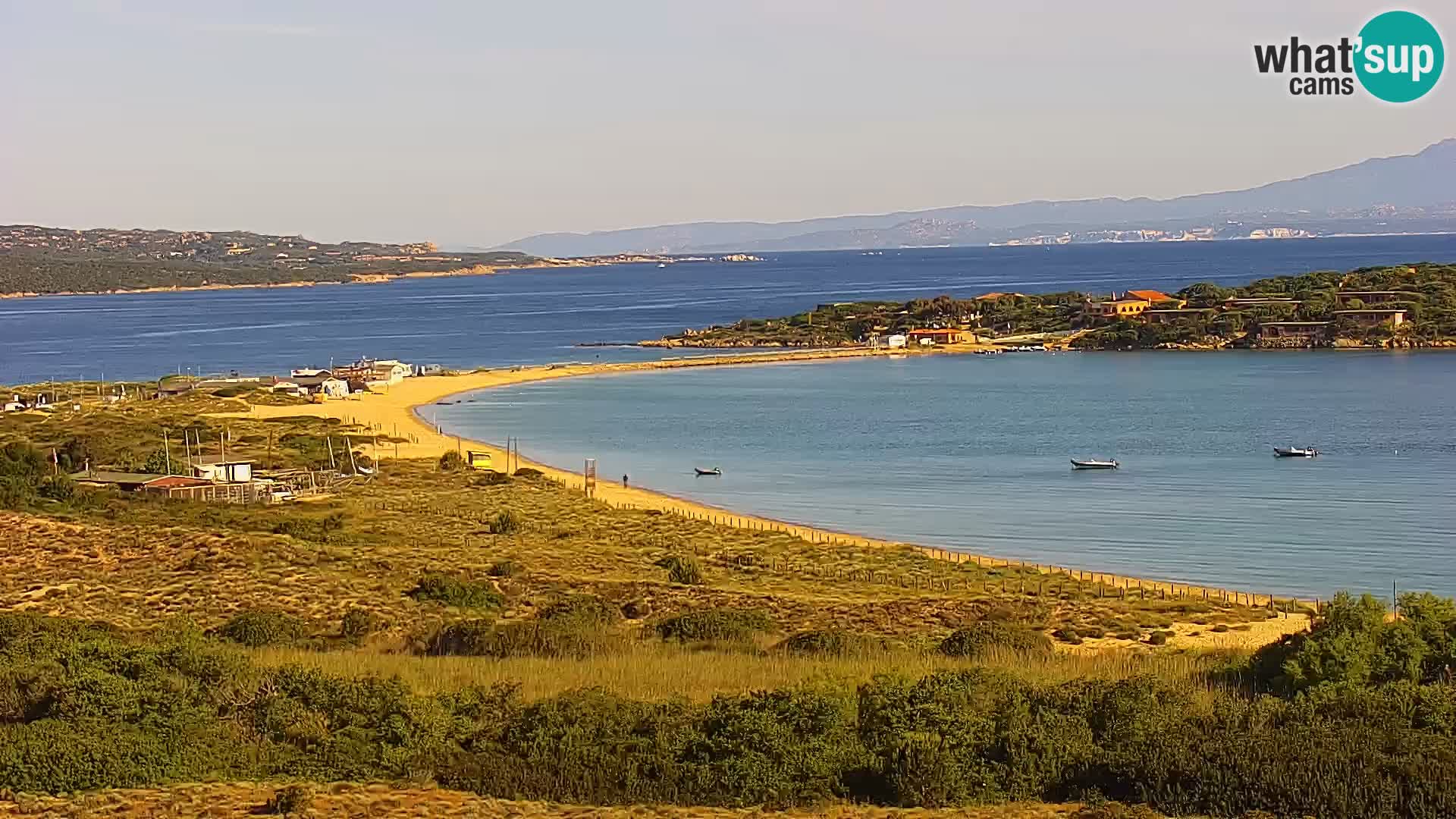 Webcam Strand Porto Pollo Sardinien live kamera