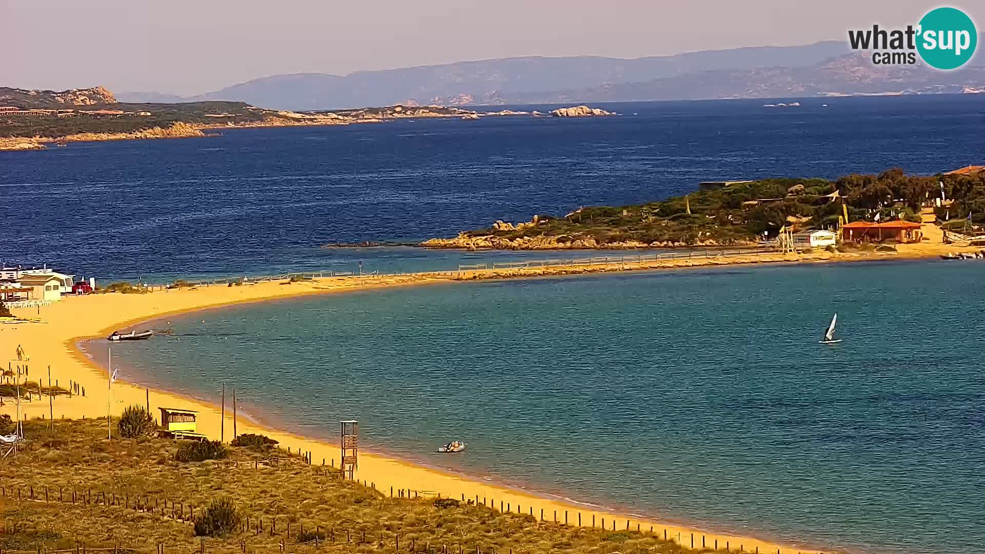 Camera en vivo Porto Pollo playa Cerdeña