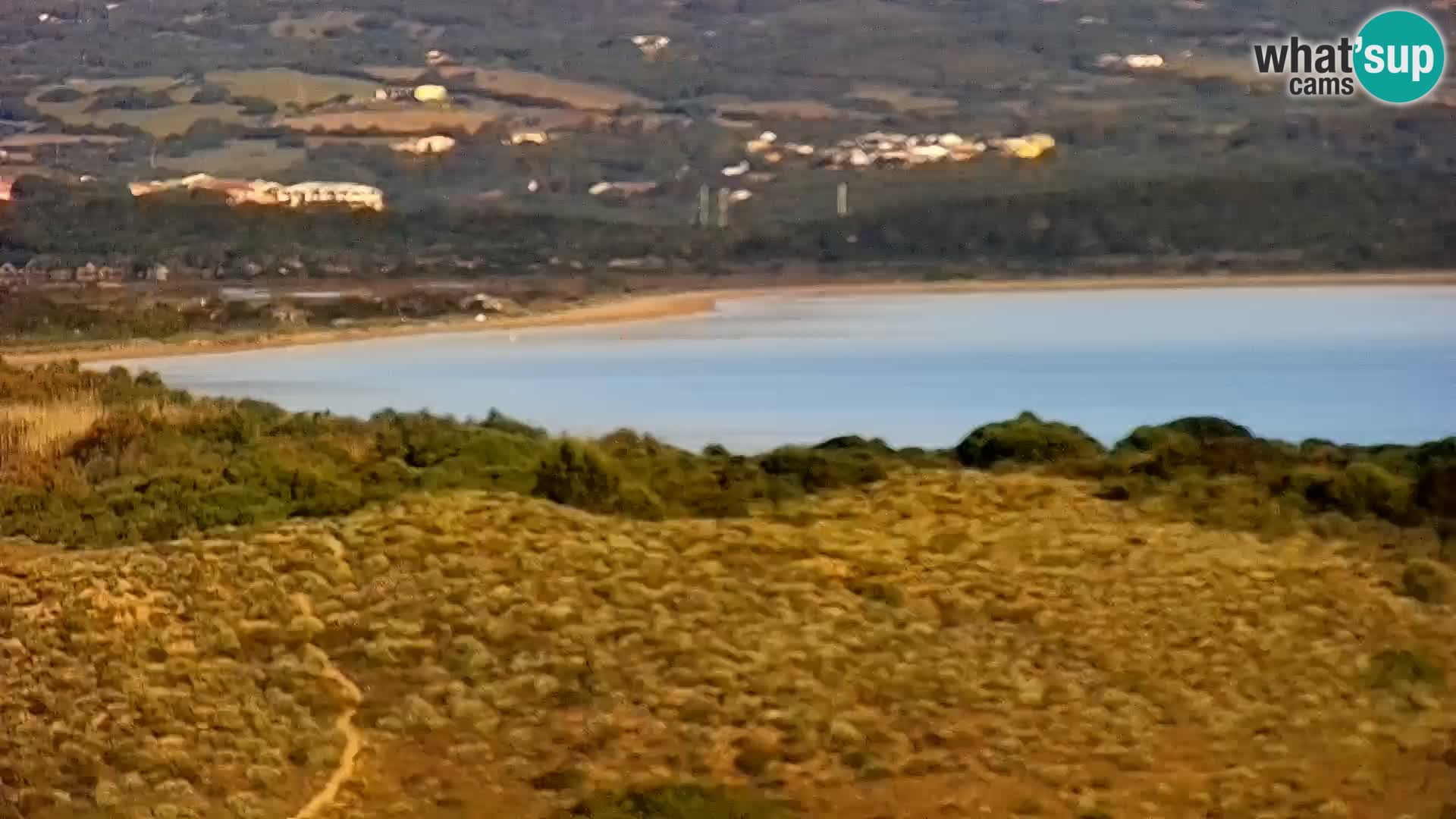 Livecam Porto Pollo plage Sardaigne webcam