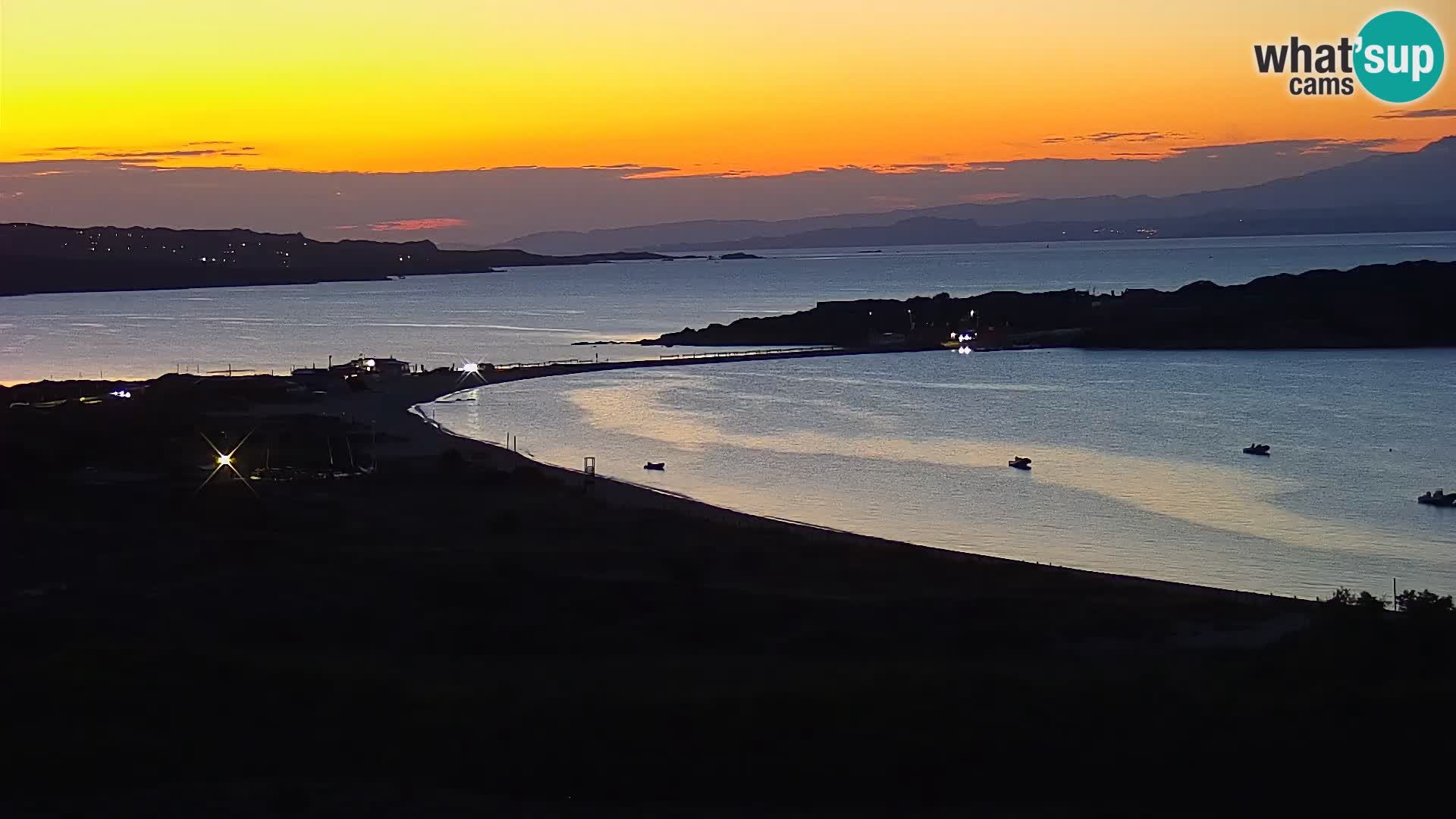 Webcam Strand Porto Pollo Sardinien live kamera