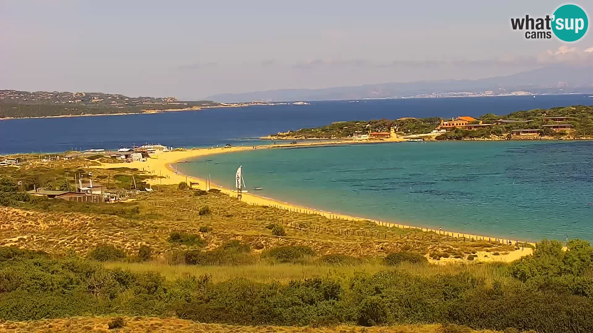 Webcam Strand Porto Pollo Sardinien live kamera