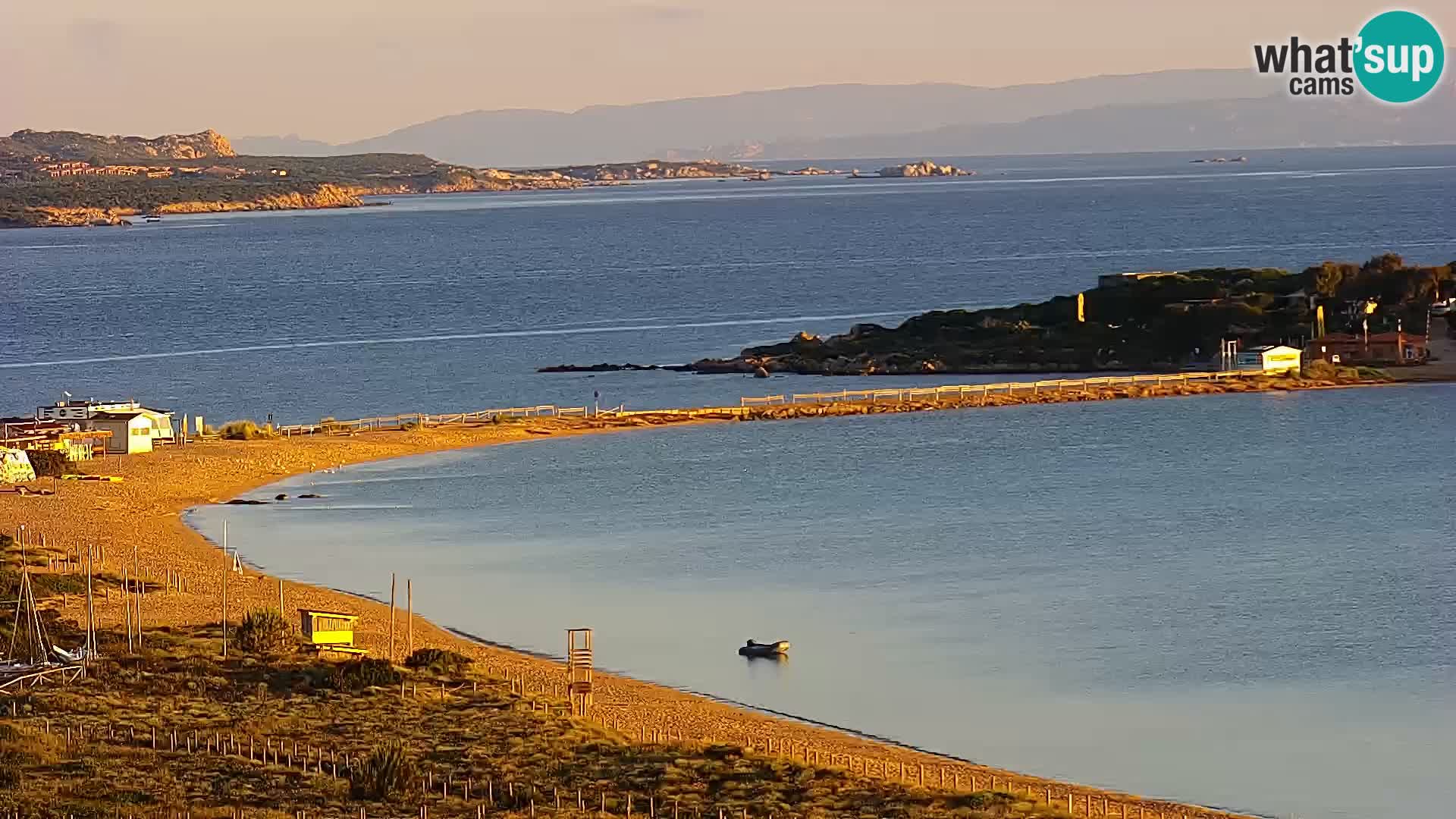 Webcam Strand Porto Pollo Sardinien live kamera