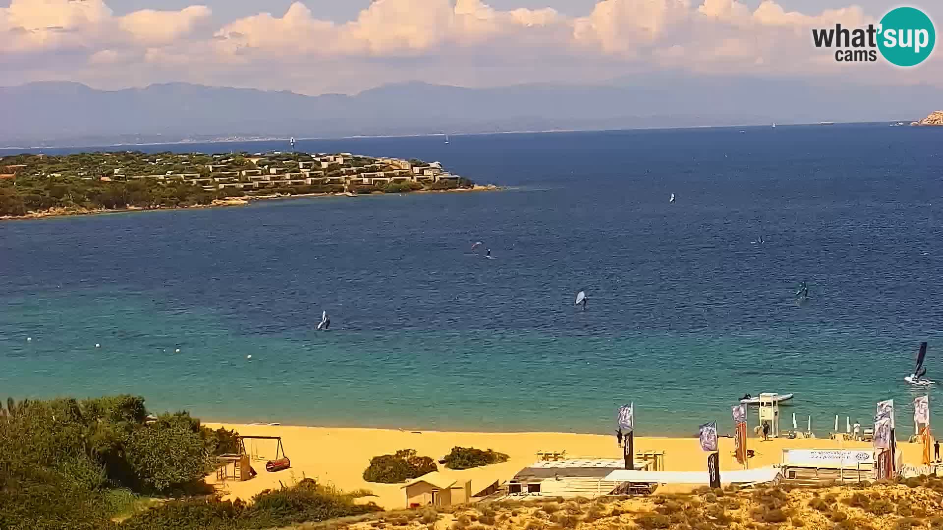 Webcam Strand Porto Pollo Sardinien live kamera