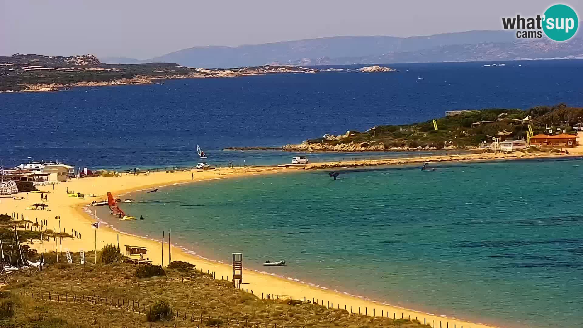 Livecam Porto Pollo plage Sardaigne webcam