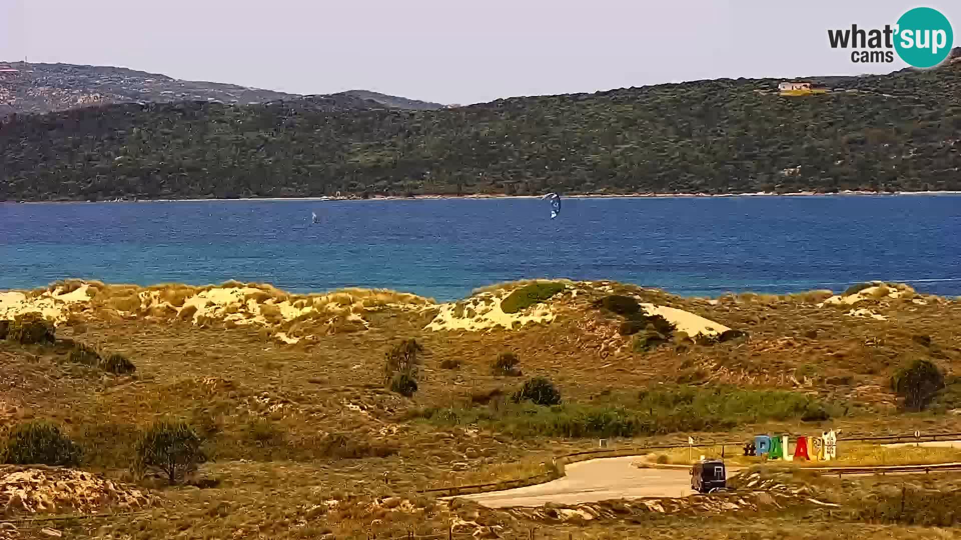 Spletna kamera plaža Porto Pollo Sardinija v živo