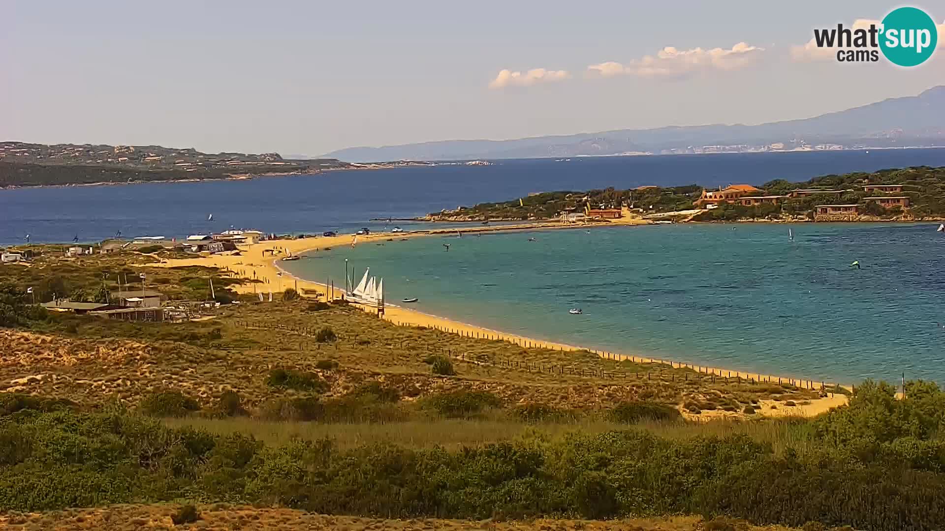 Webcam Strand Porto Pollo Sardinien live kamera
