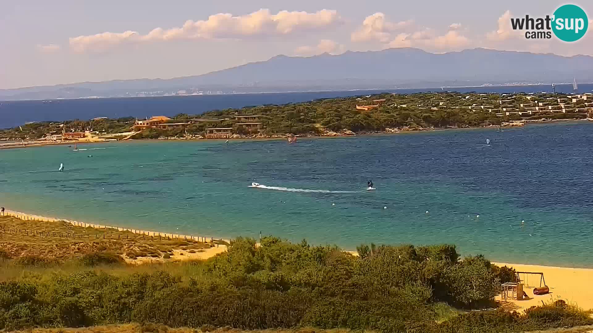 Webcam Strand Porto Pollo Sardinien live kamera