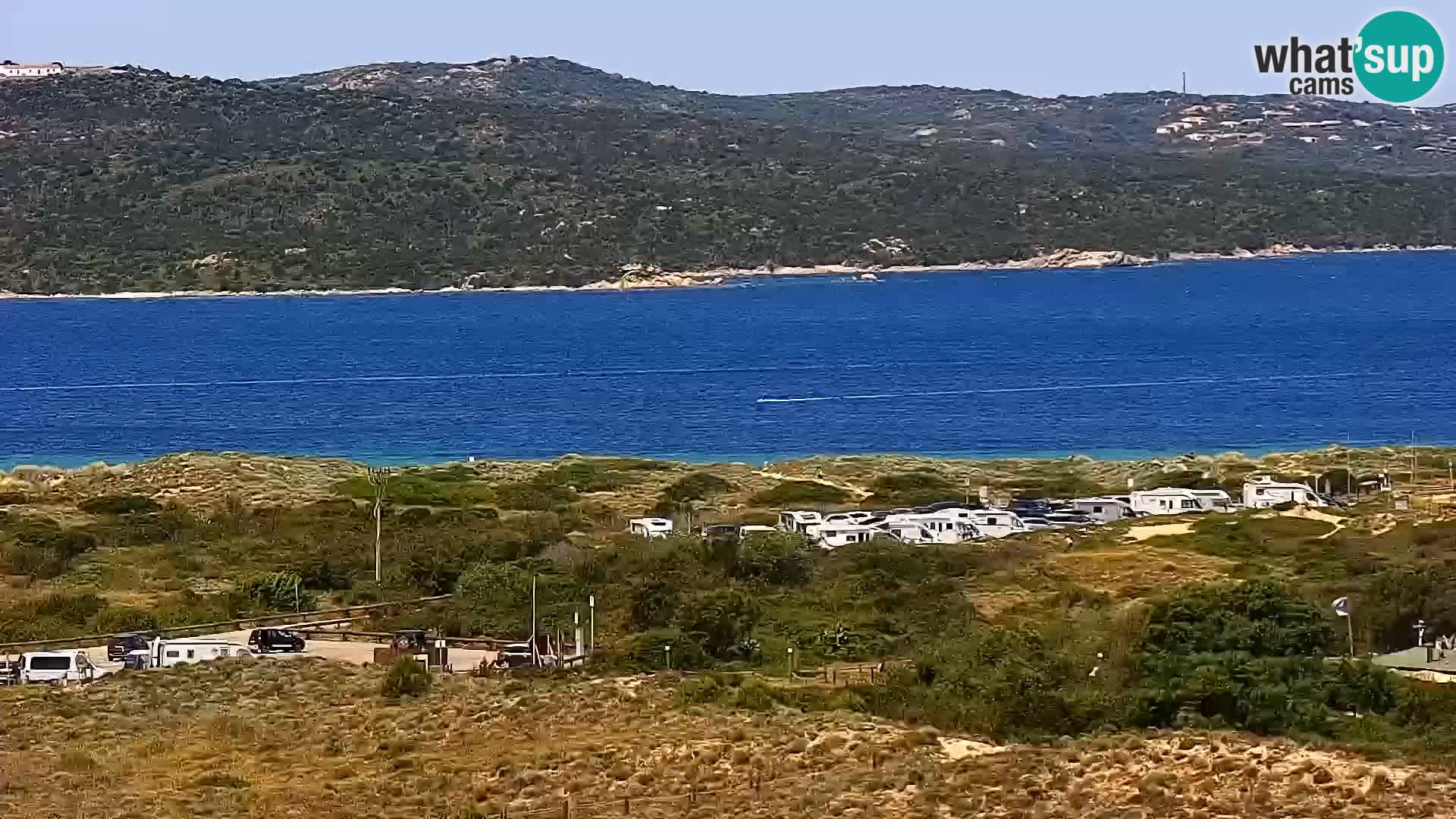 Webcam Strand Porto Pollo Sardinien live kamera