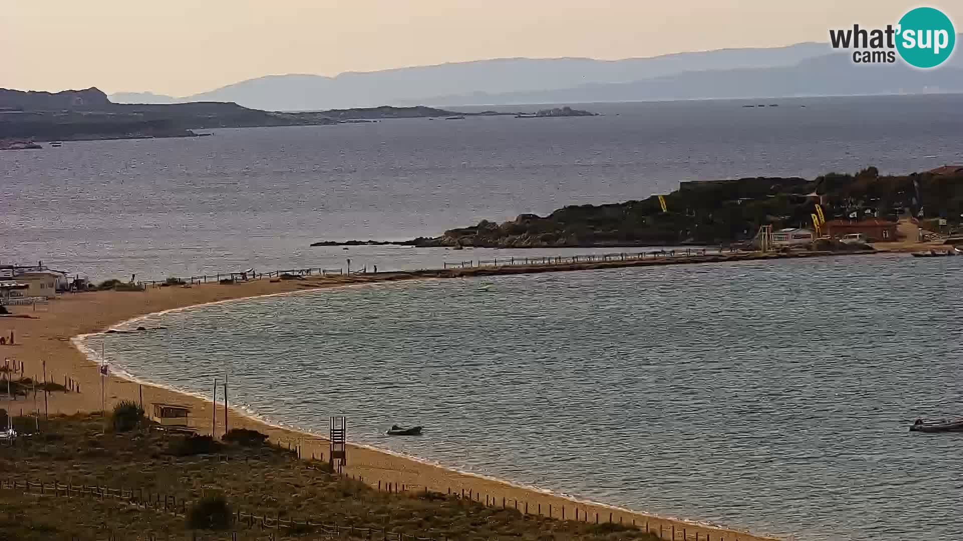 Livecam Porto Pollo plage Sardaigne webcam