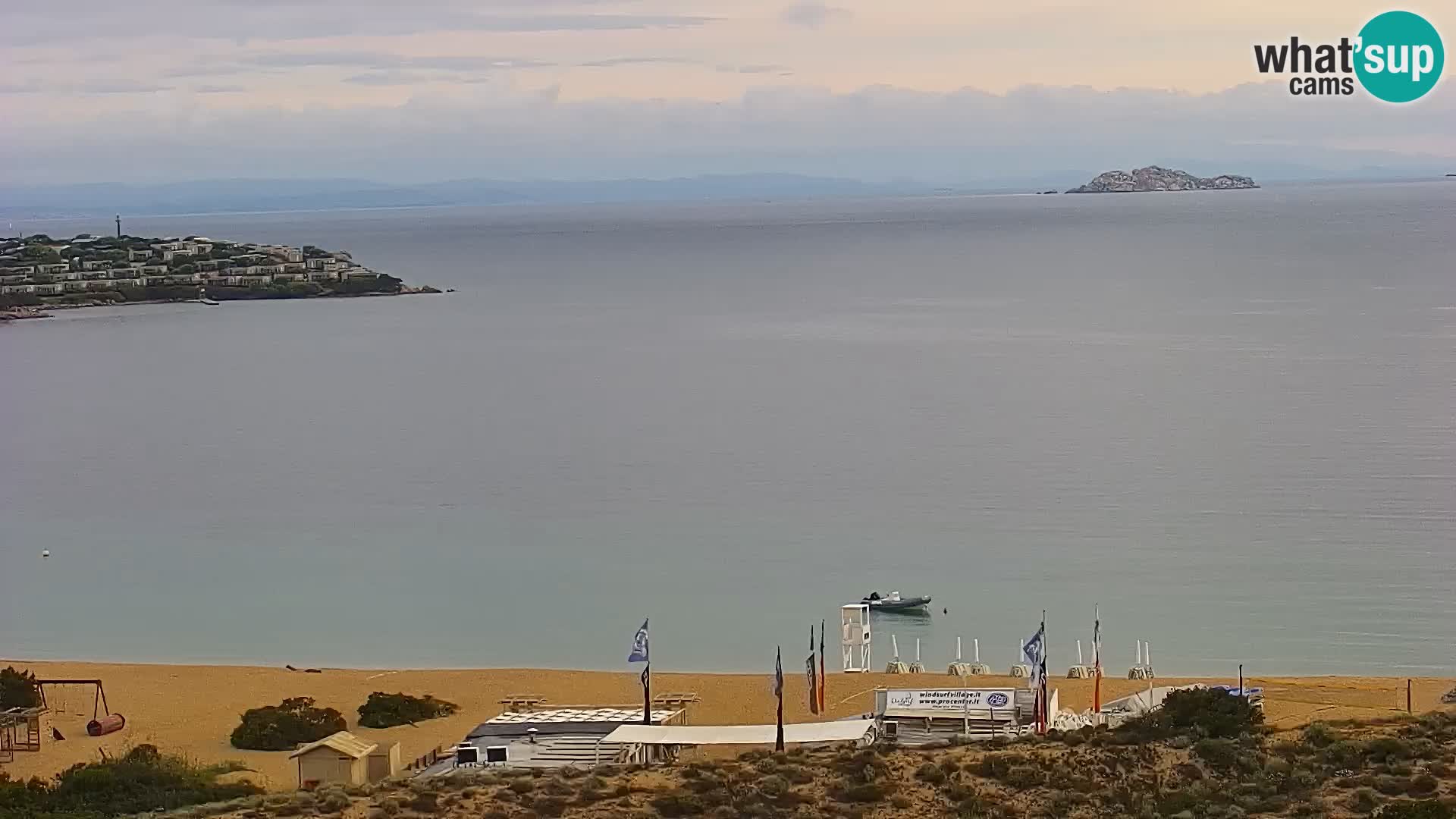 Spletna kamera plaža Porto Pollo Sardinija v živo