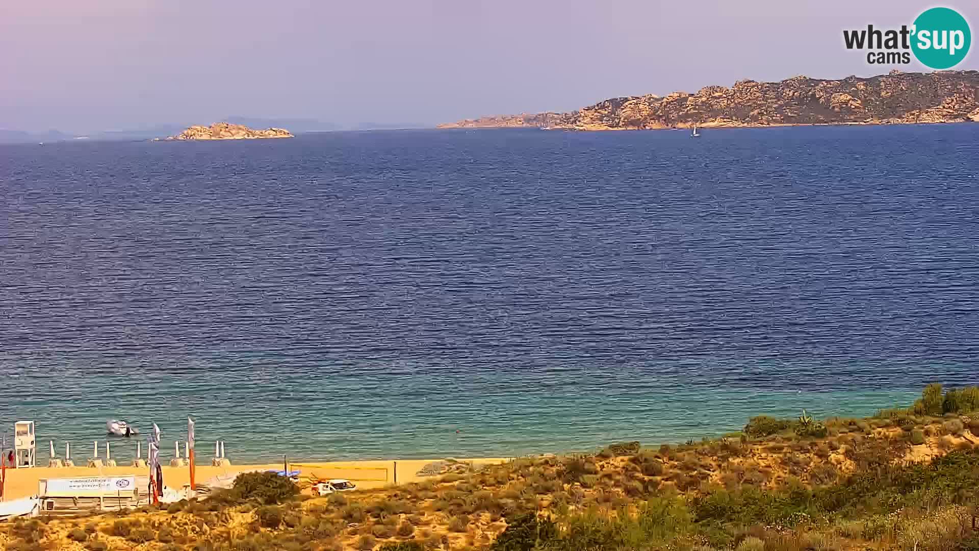 Spletna kamera plaža Porto Pollo Sardinija v živo