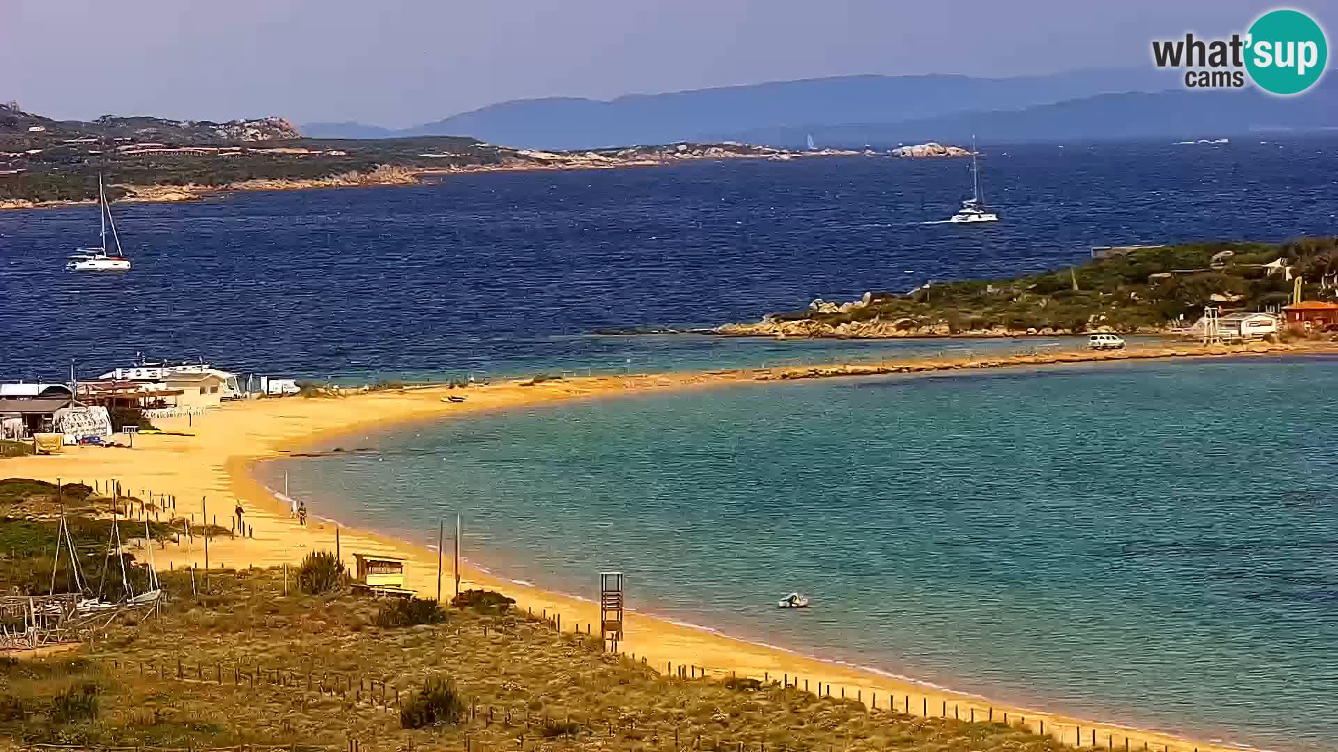 Spletna kamera plaža Porto Pollo Sardinija v živo