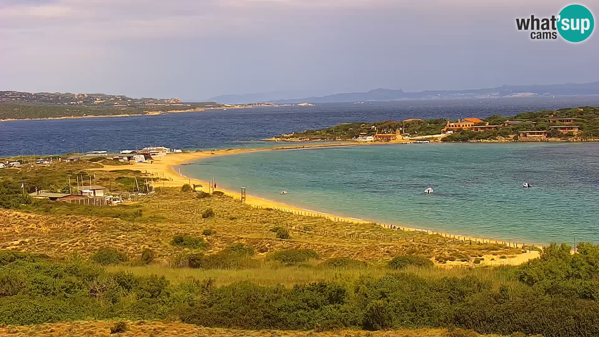 Spletna kamera plaža Porto Pollo Sardinija v živo
