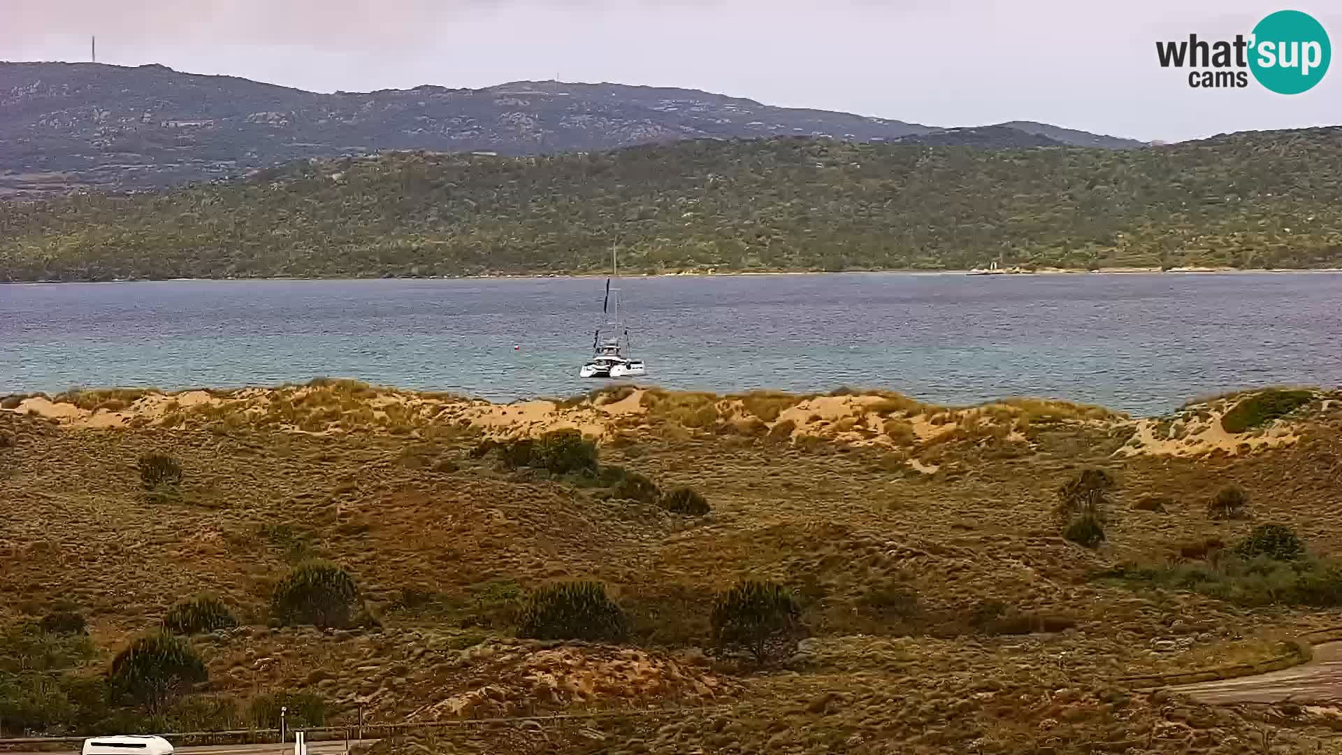 Webcam Strand Porto Pollo Sardinien live kamera