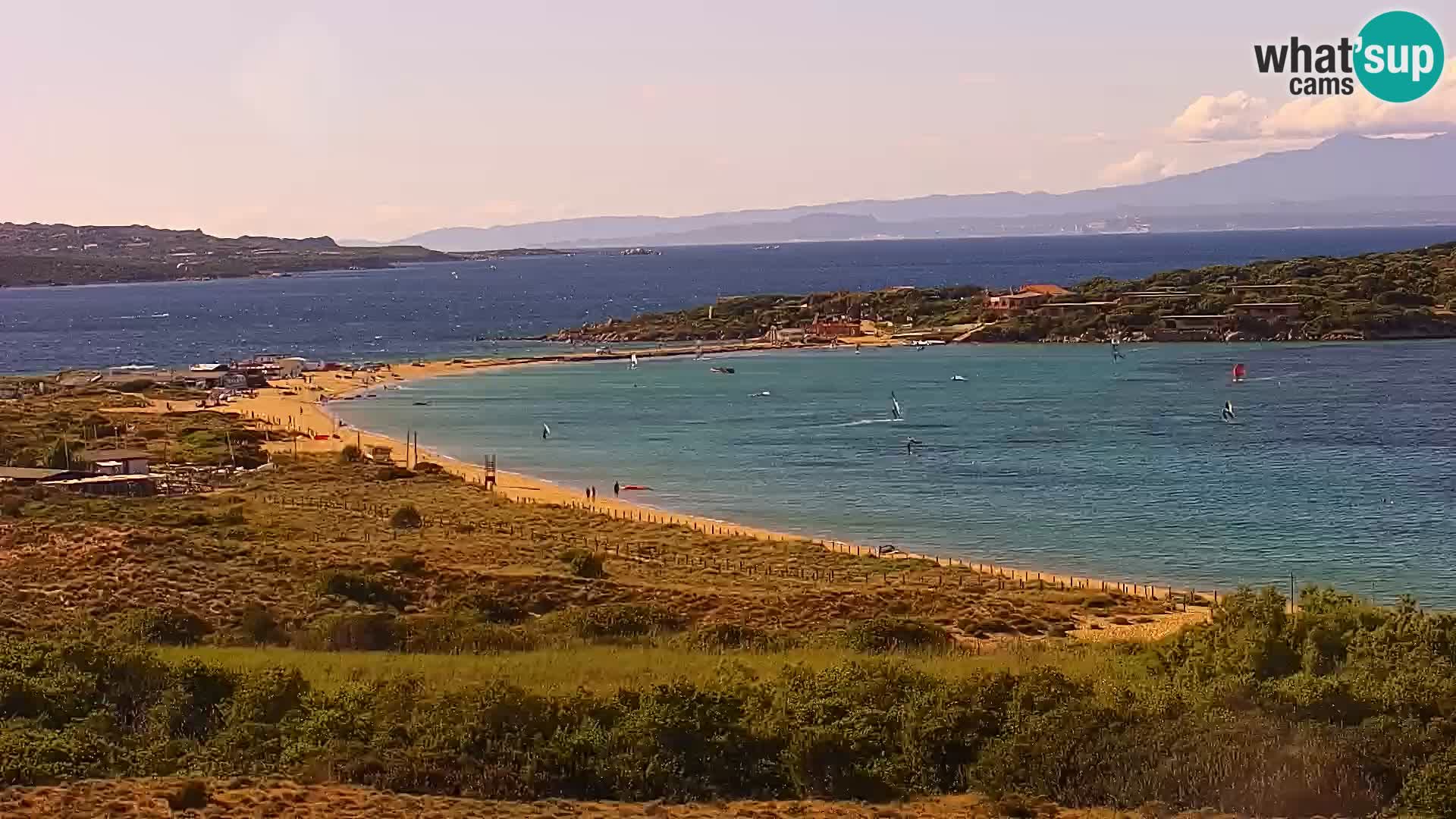 Spletna kamera plaža Porto Pollo Sardinija v živo