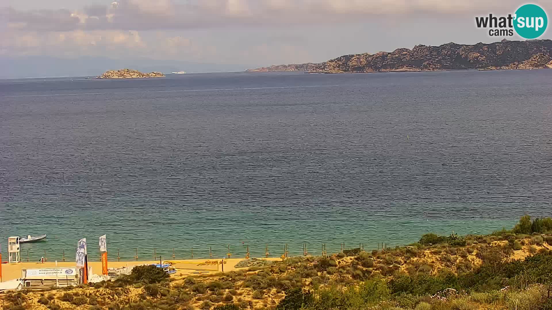 Webcam Porto Pollo le Dune | spiaggia Sardegna