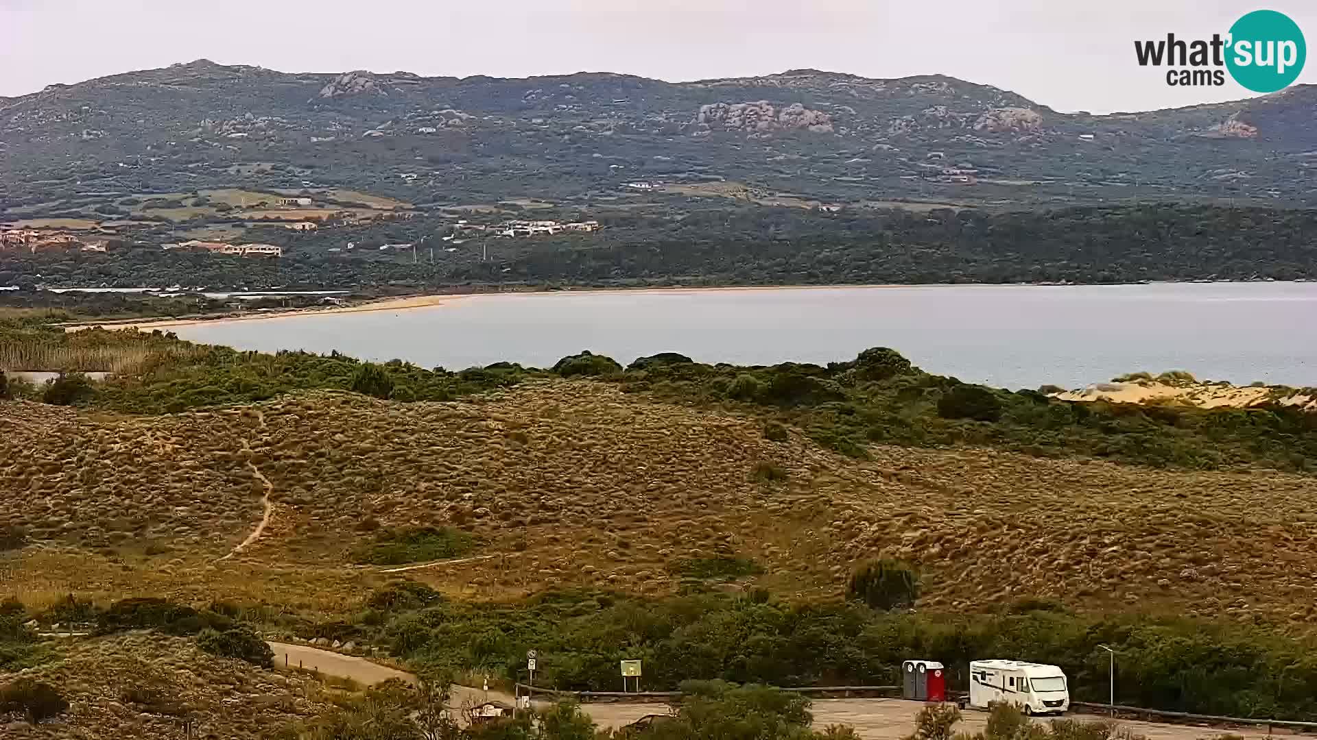 Webcam Strand Porto Pollo Sardinien live kamera