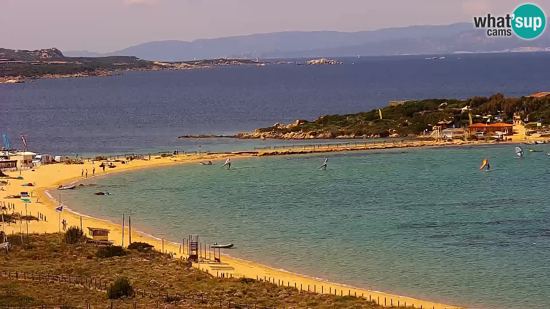 Livecam Porto Pollo plage Sardaigne webcam