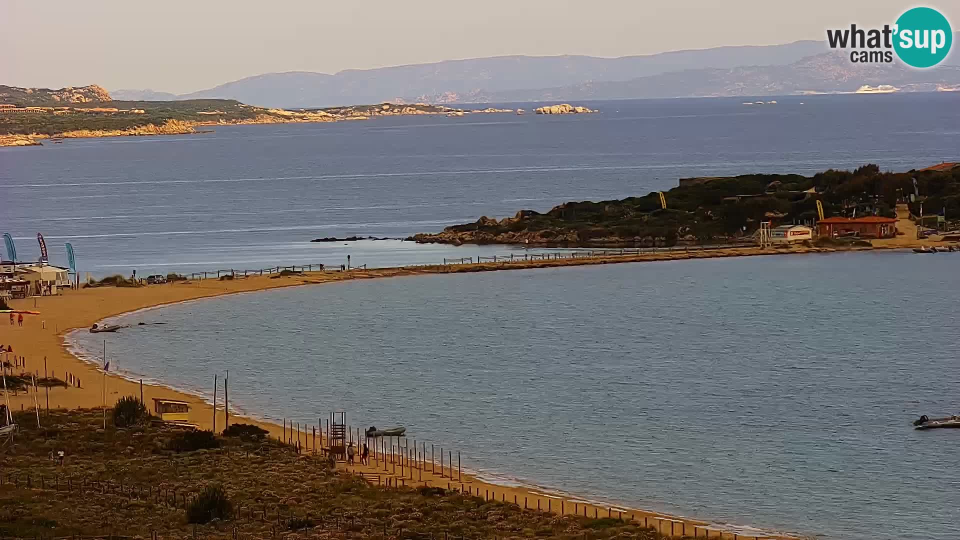 Spletna kamera plaža Porto Pollo Sardinija v živo