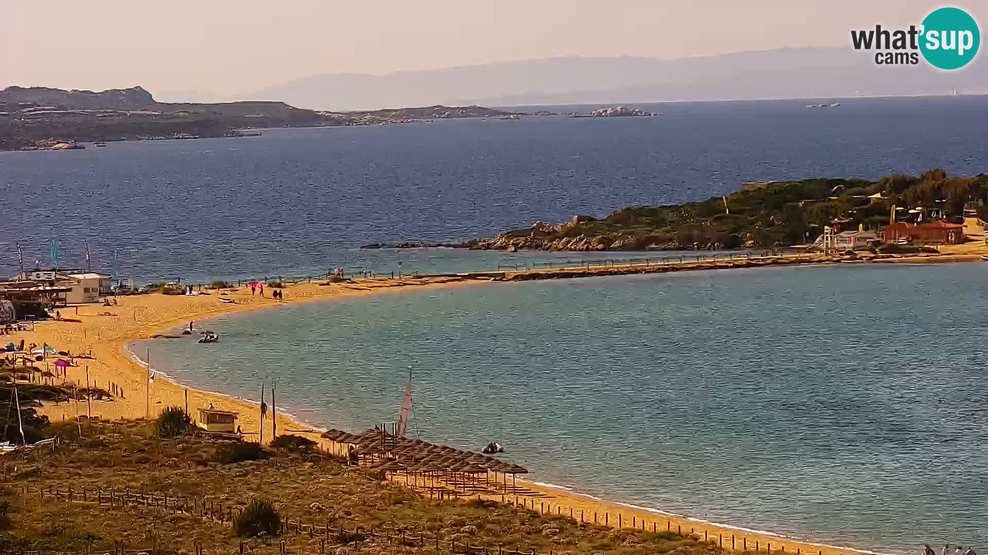 Camera en vivo Porto Pollo playa Cerdeña