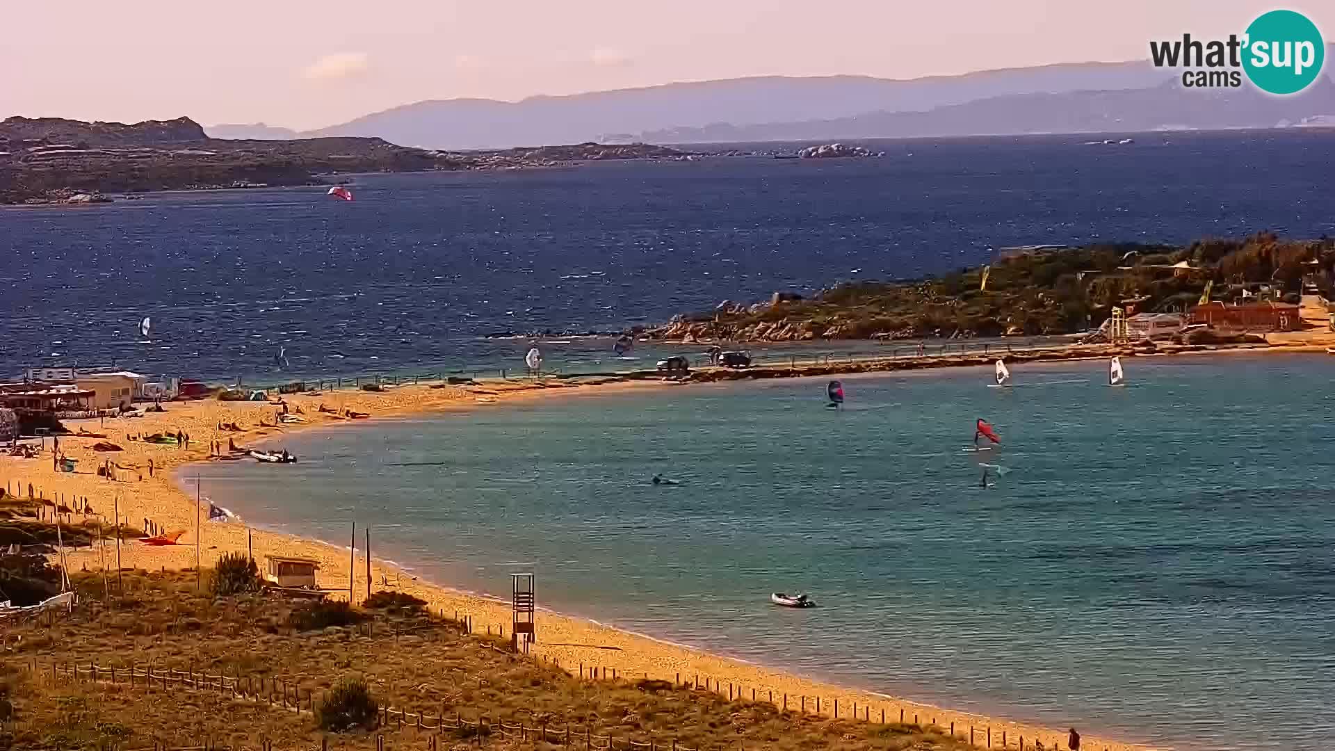 Spletna kamera plaža Porto Pollo Sardinija v živo