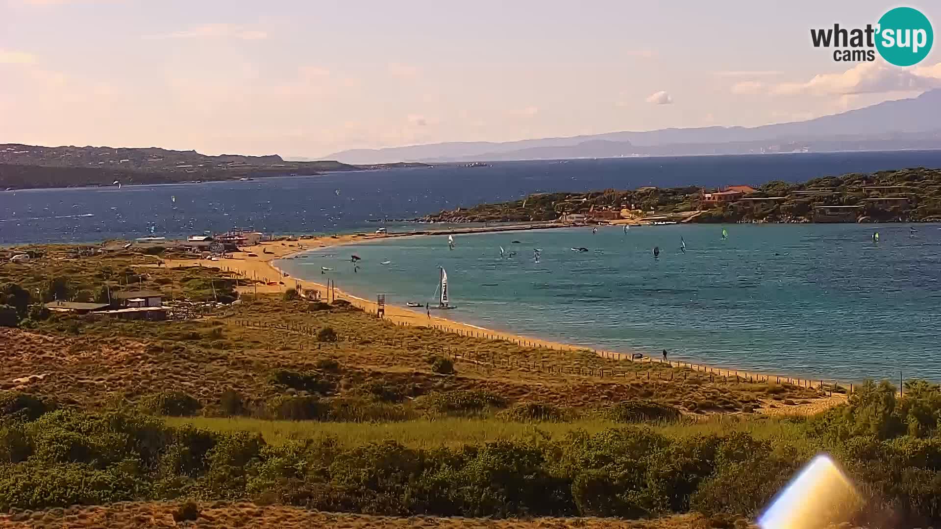 Spletna kamera plaža Porto Pollo Sardinija v živo