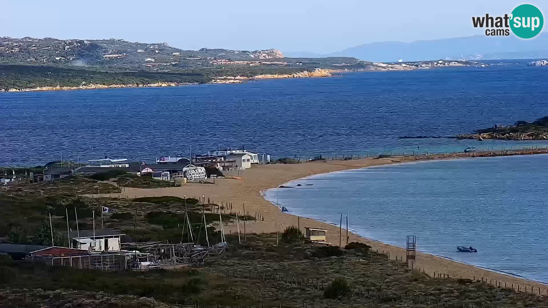 Live webcam Porto Pollo beach Sardinia livecam