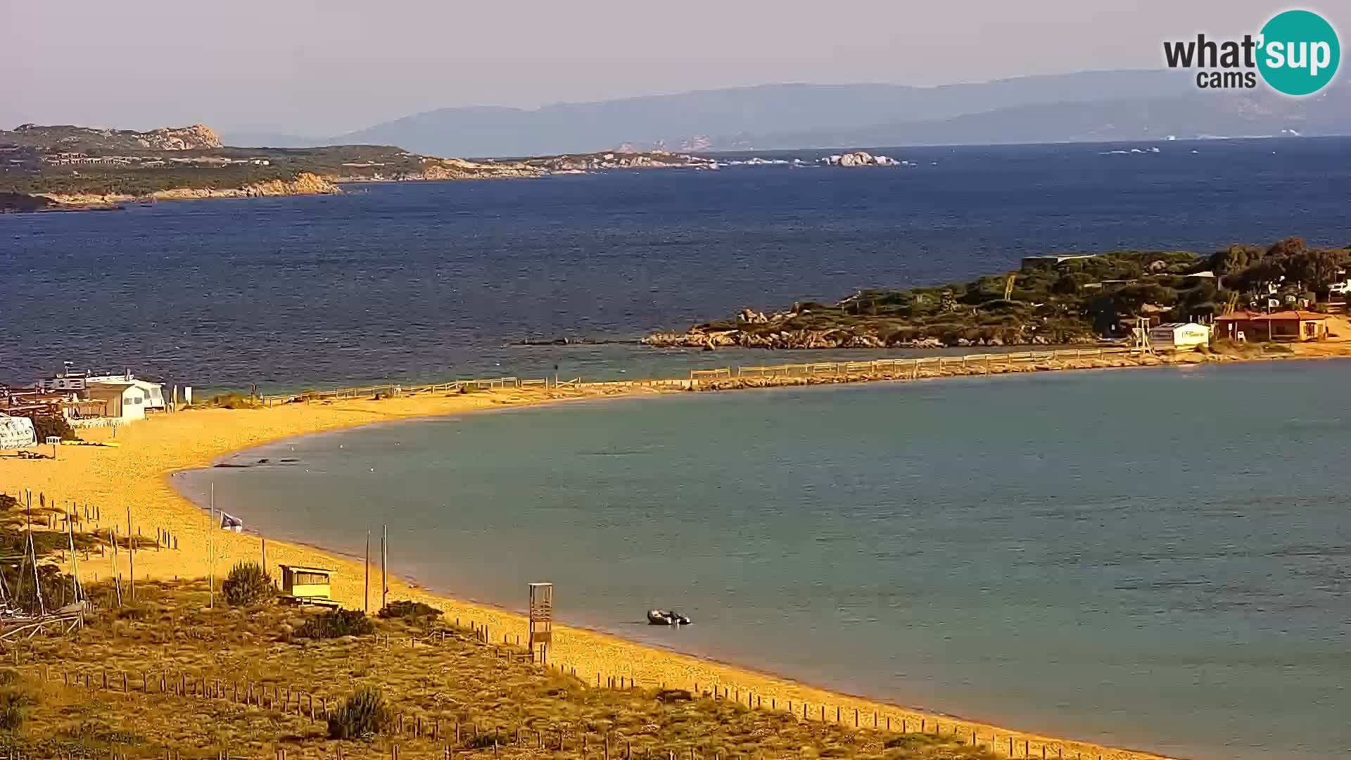Live webcam Porto Pollo beach Sardinia livecam